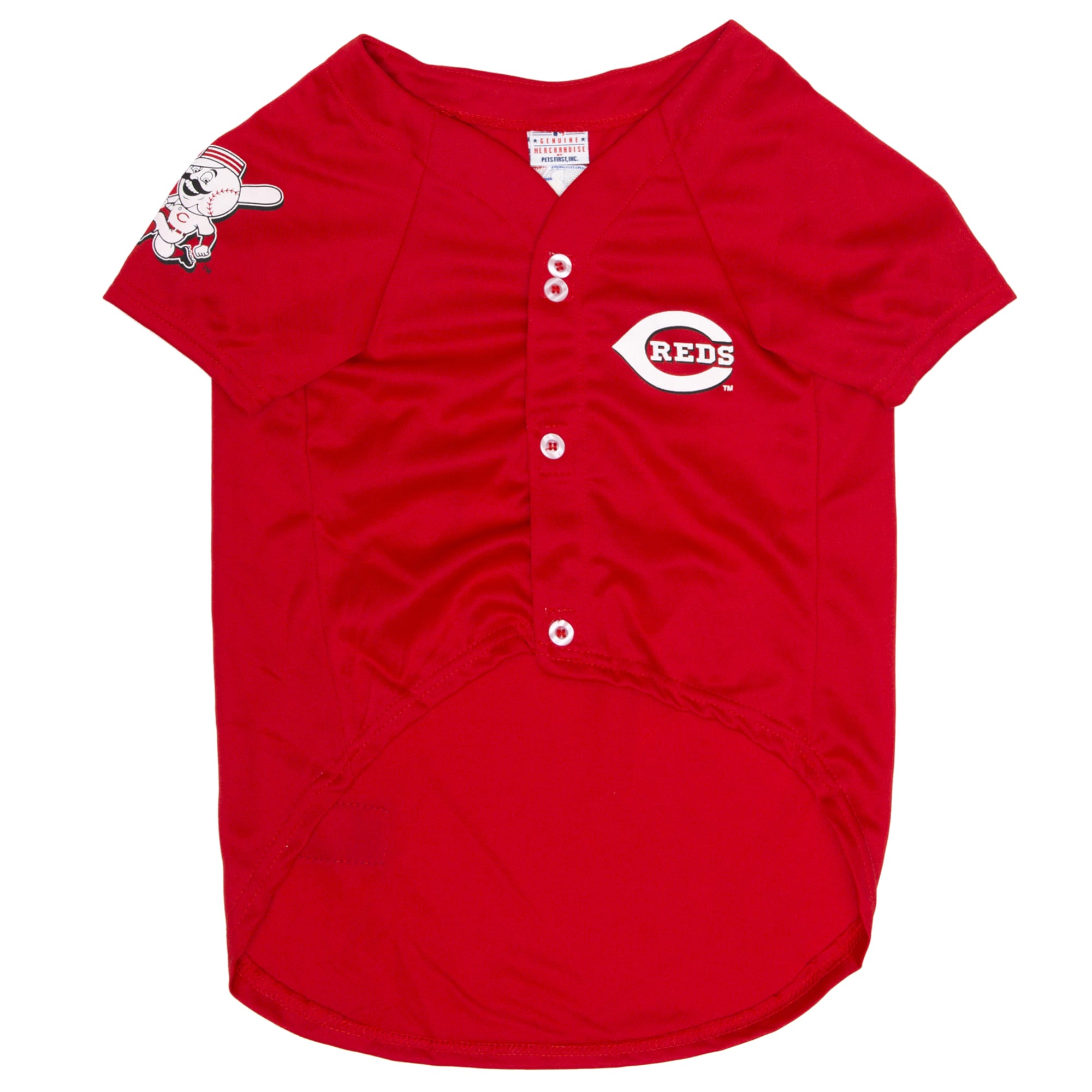 Pets First Official MLB Cincinnati Reds Mesh Jersey, Large, Multi-Color