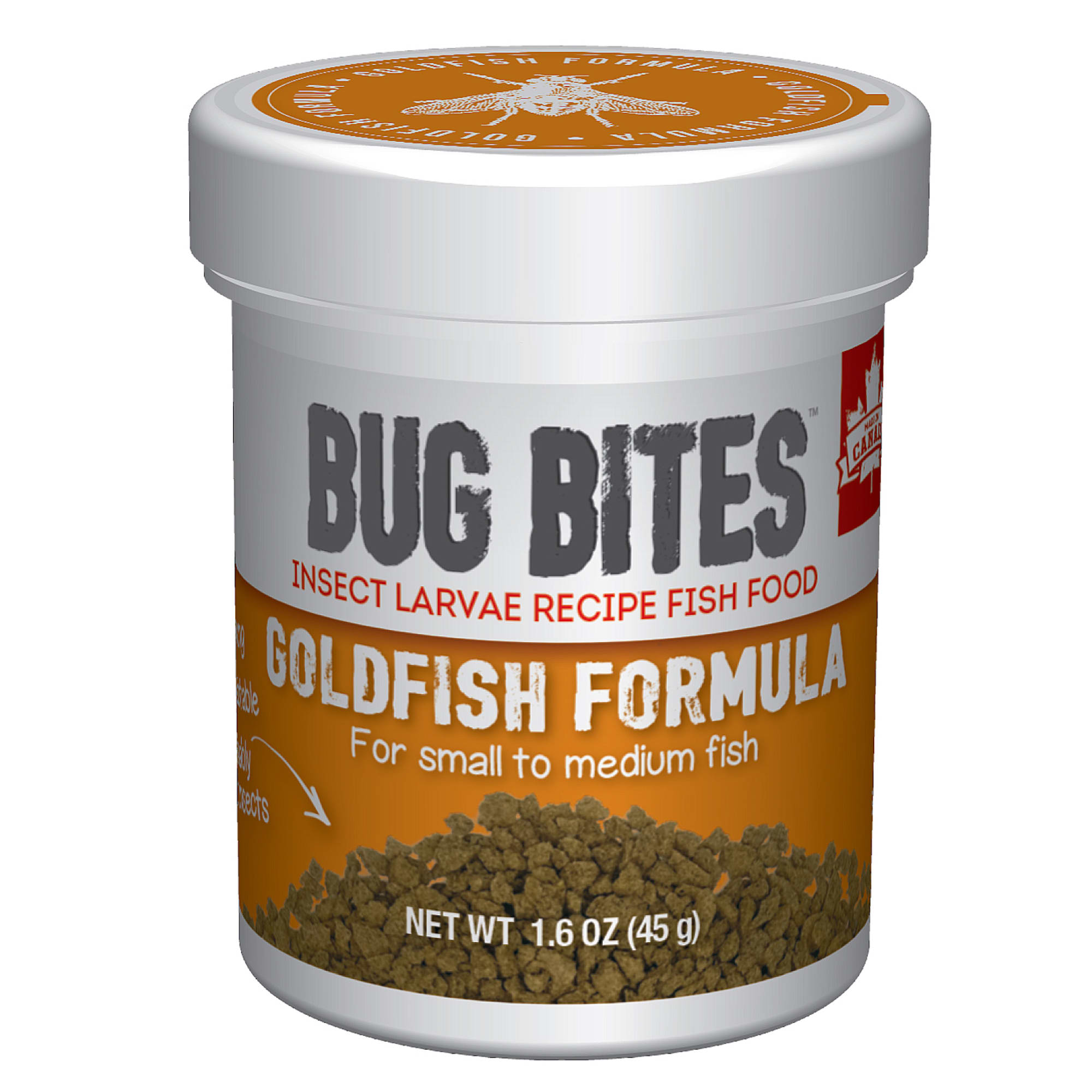 Fluval Bug Bites S-M Goldfish Granules 1.6oz