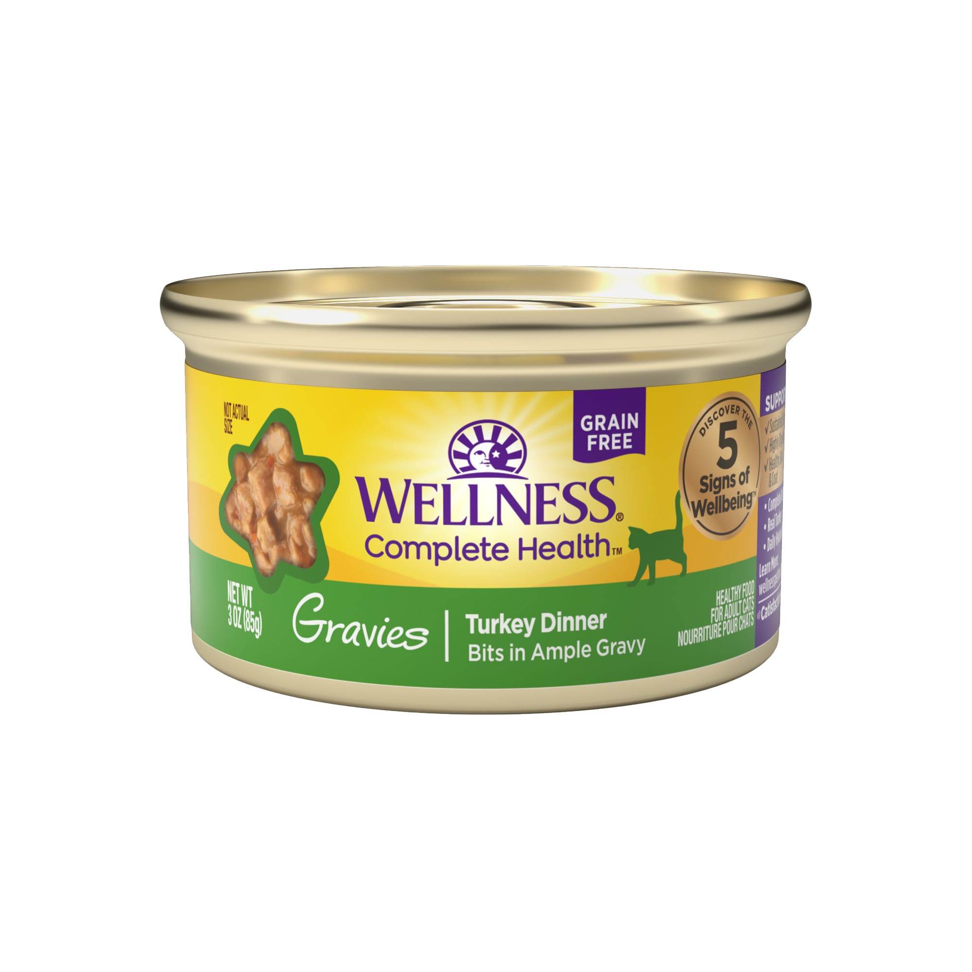 Wellness Complete Health Natural Canned Grain Free Gravies Turkey