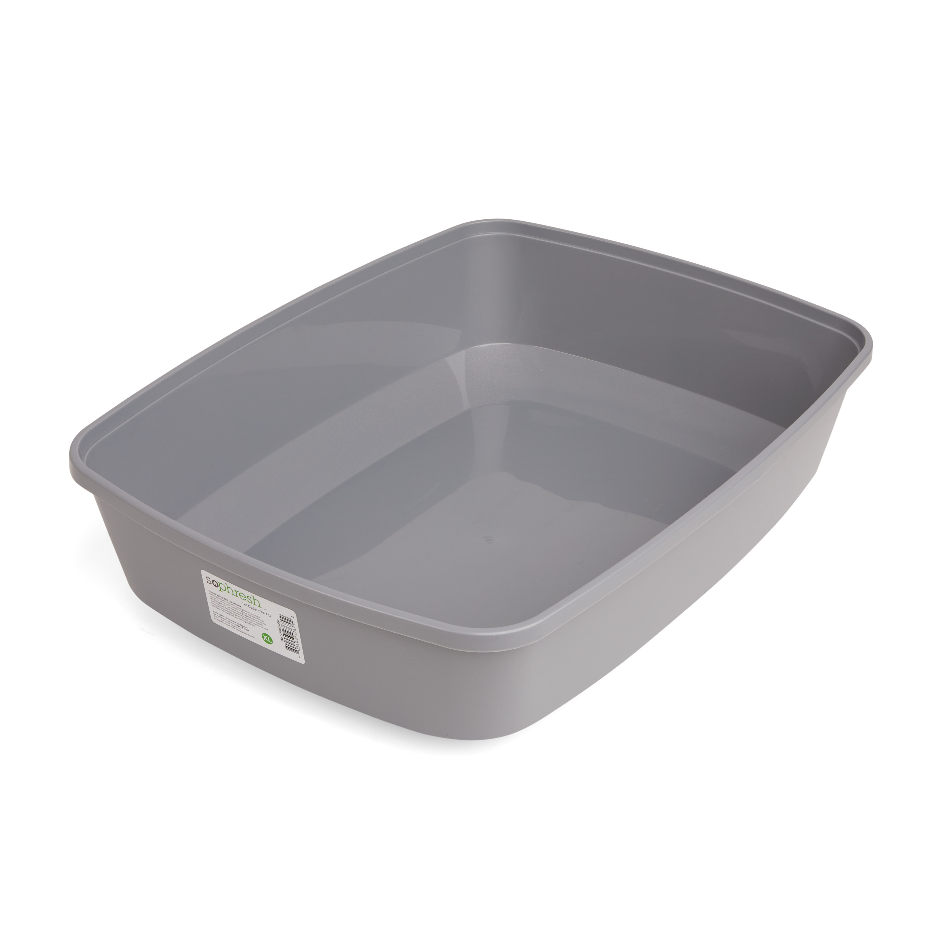 Simplify 7-in W x 5.5-in H x 7-in D Clear Plastic Bin in the