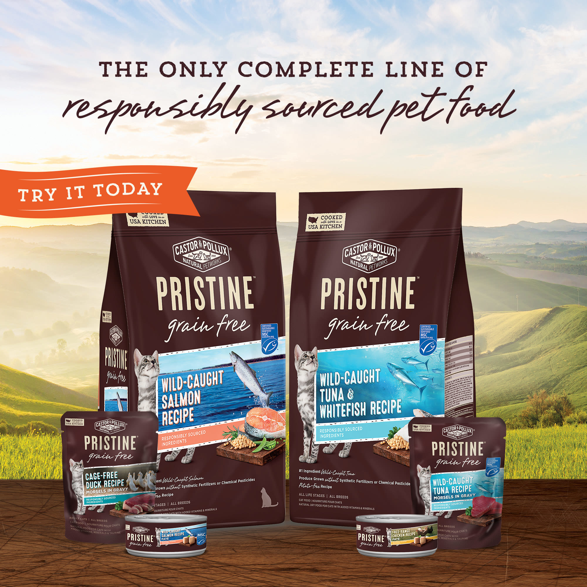 Castor & Pollux Pristine Grain Free WildCaught Whitefish Pate Recipe