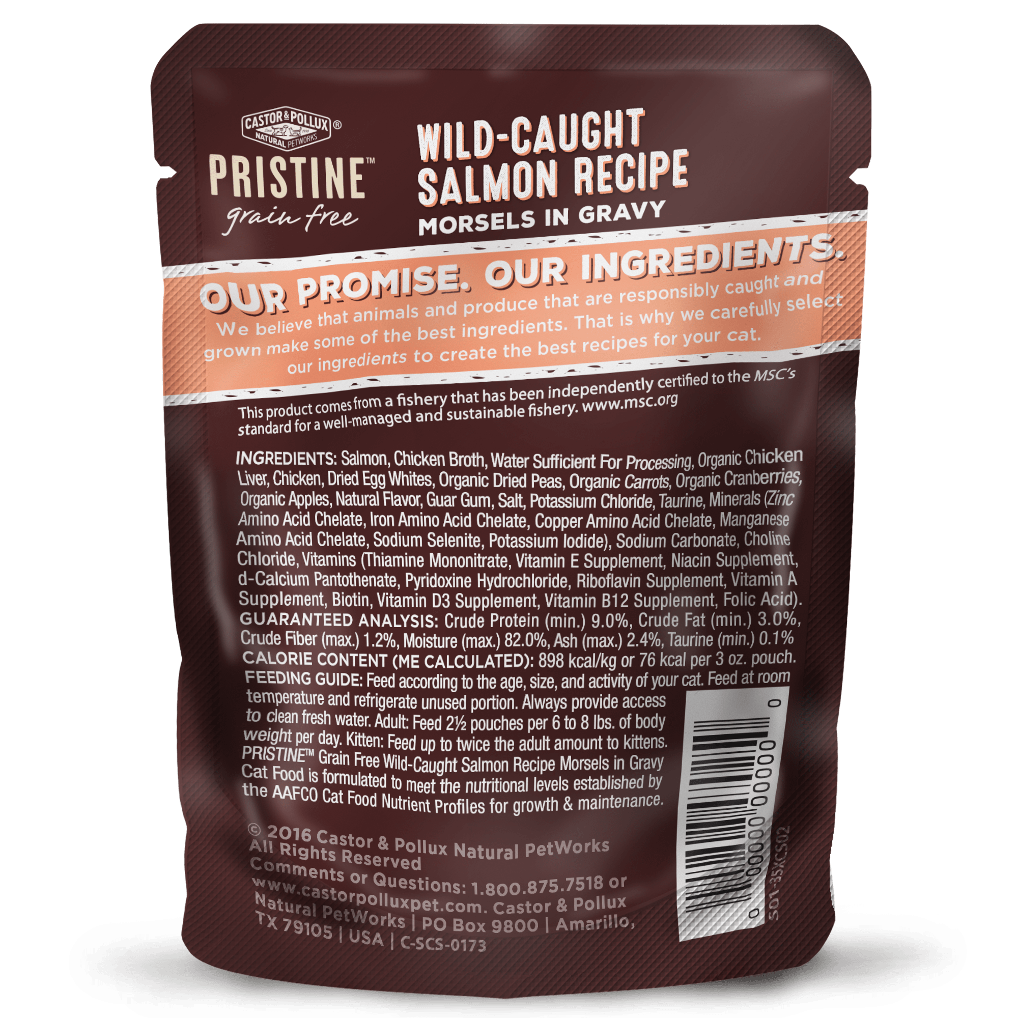 pristine salmon dog food