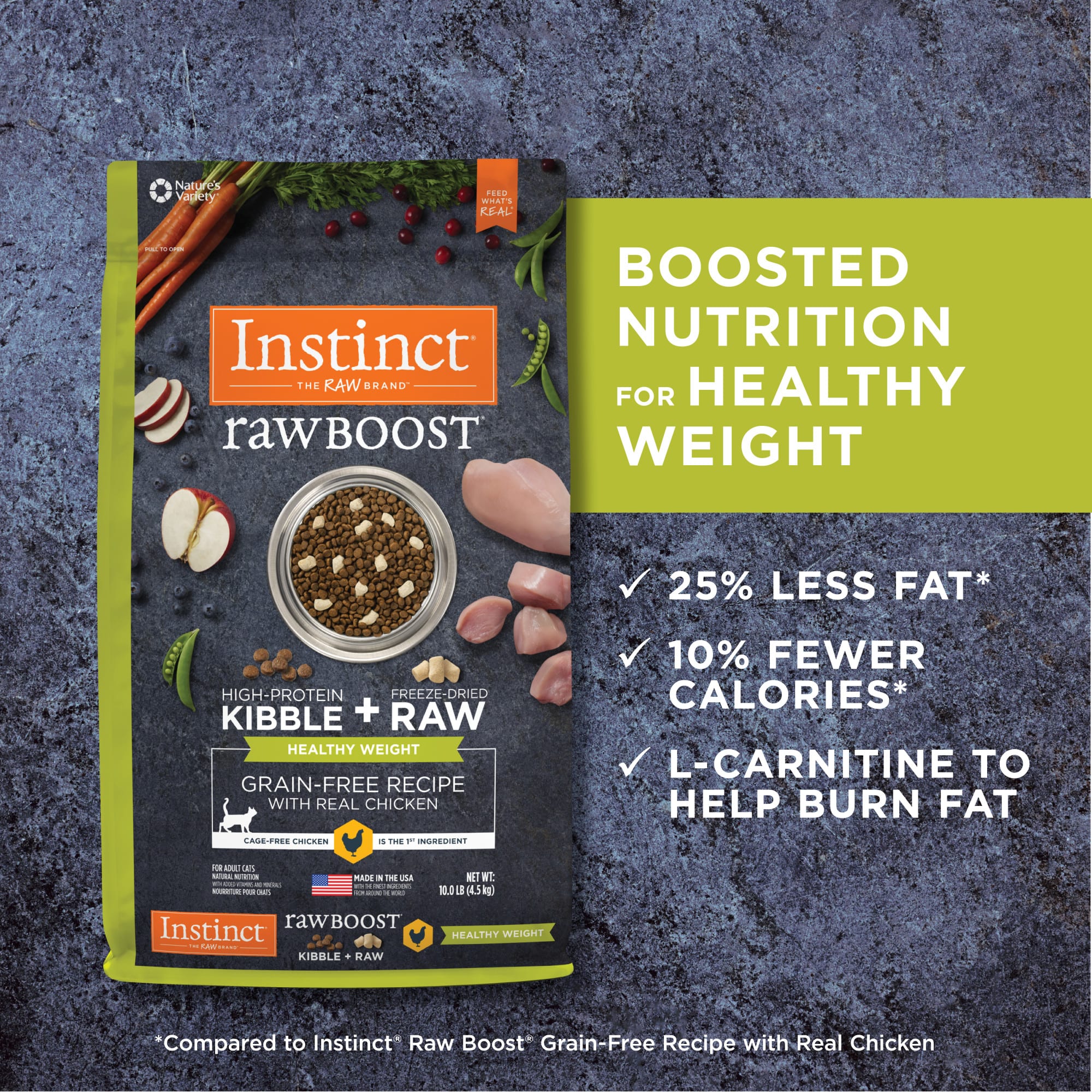 instinct raw boost healthy weight cat food