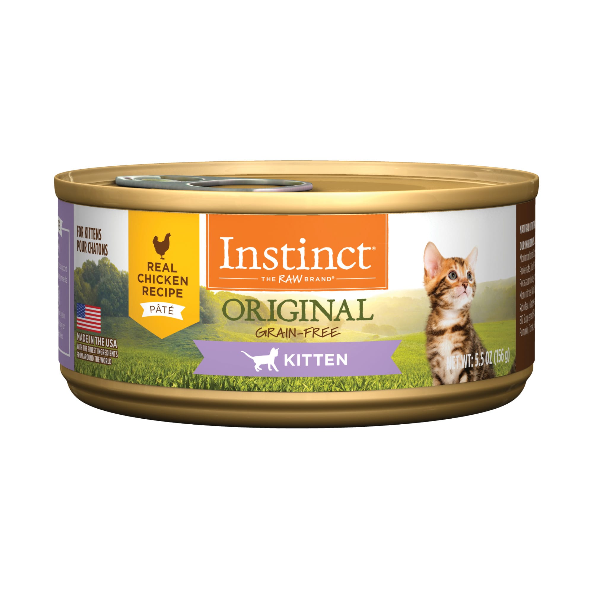 Chicken free shop kitten food