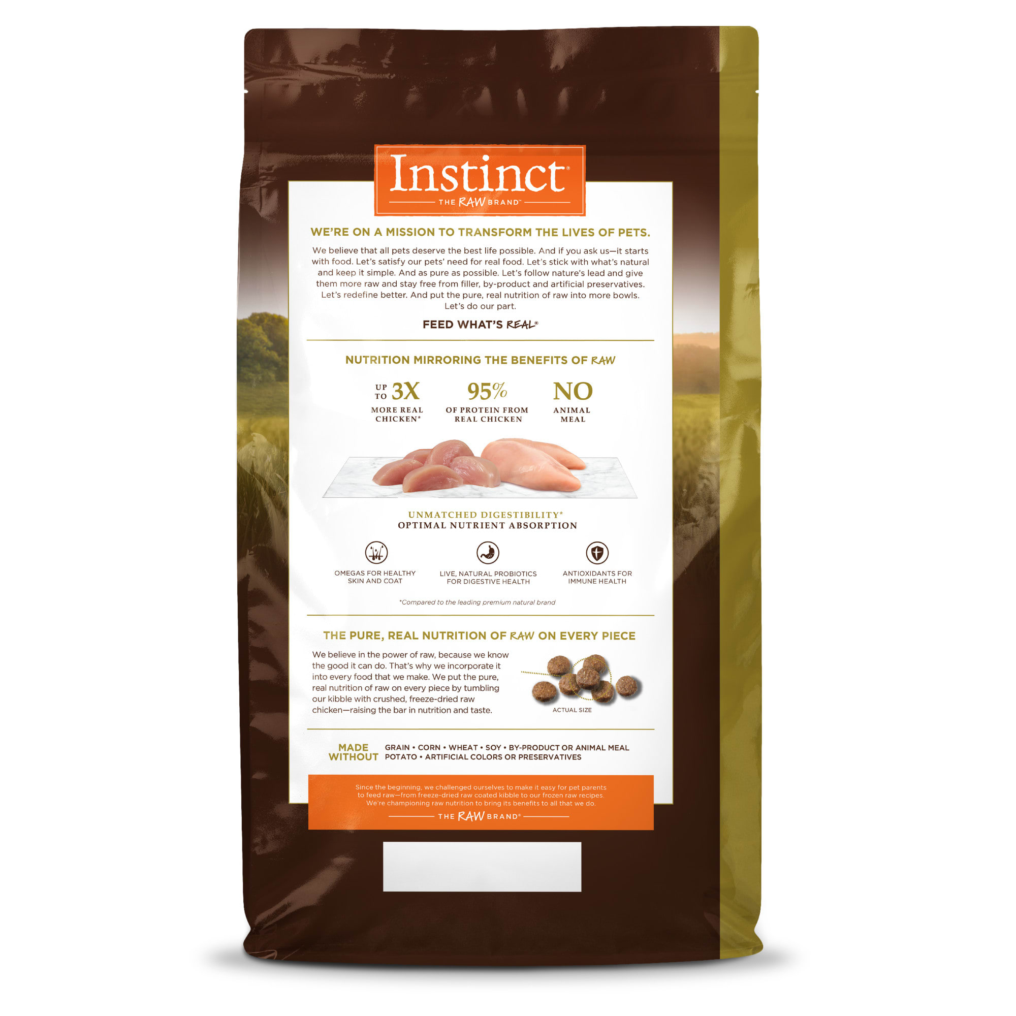 Instinct Ultimate Protein Grain Free Cage Free Chicken Recipe Natural Dry Cat Food 10 lbs. Petco