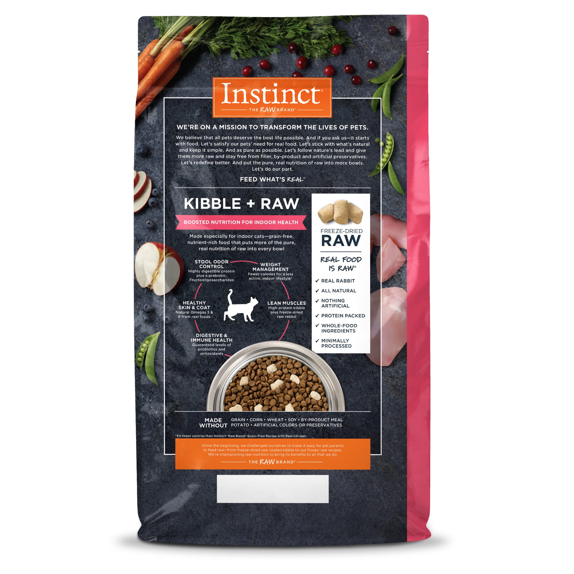 Instinct Raw Boost Indoor Health Grain Free Recipe with Real