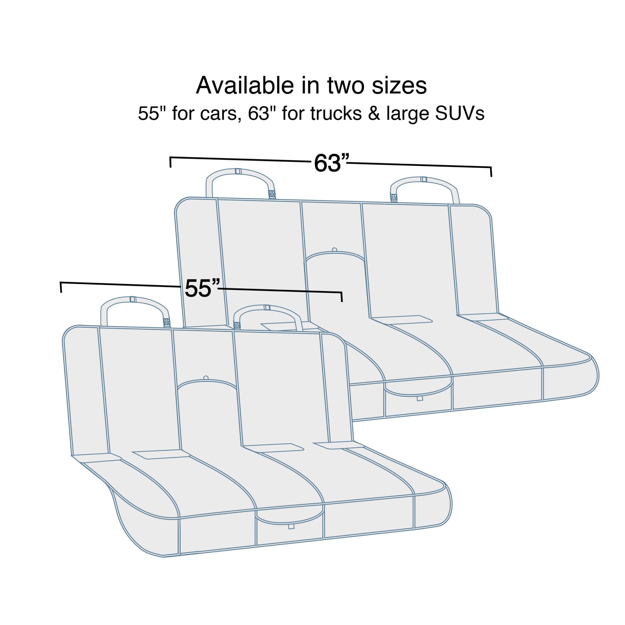 Kurgo extended sales bench seat cover