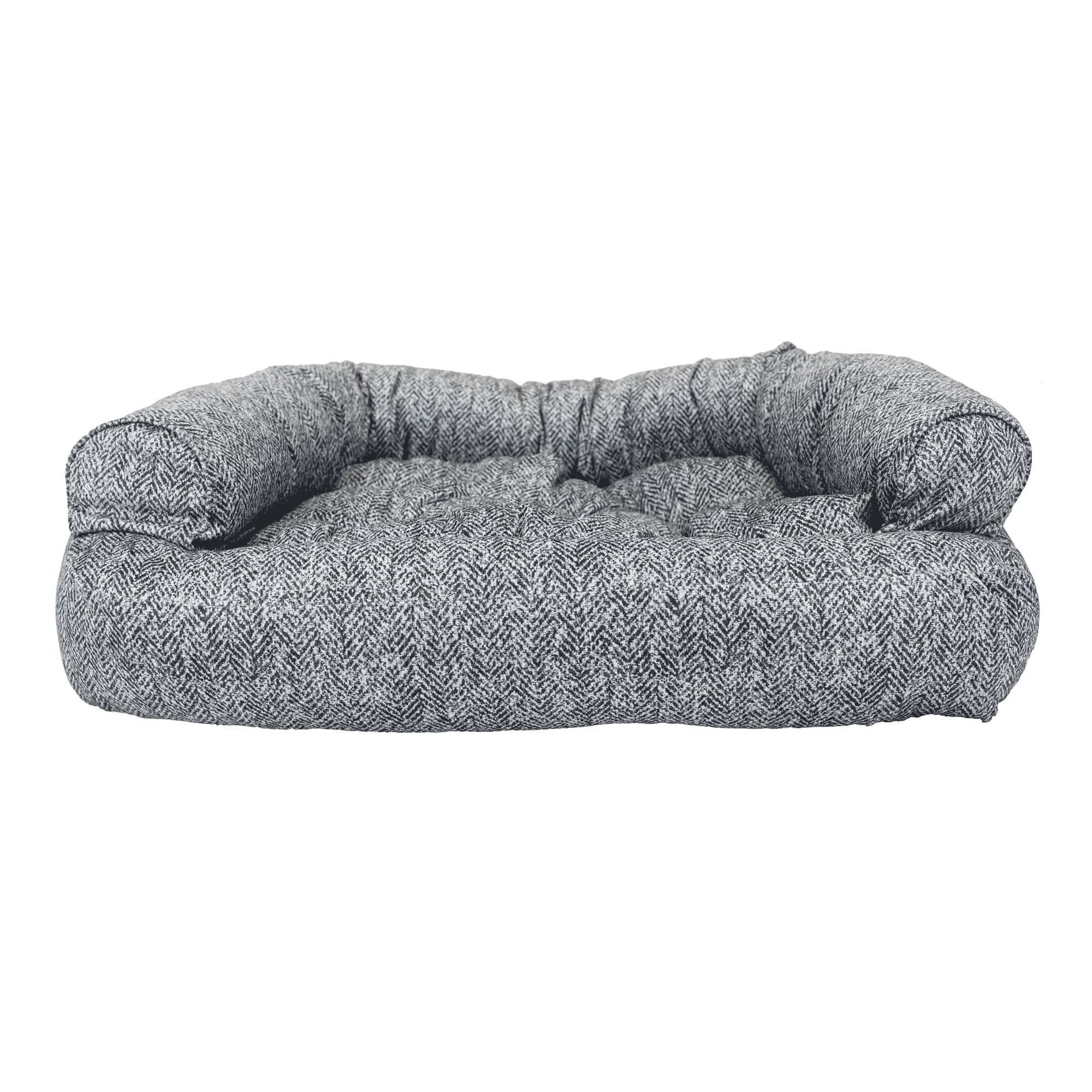 Snoozer Luxury Overstuffed Pet Sofa in Palmer Indigo, 30 ...