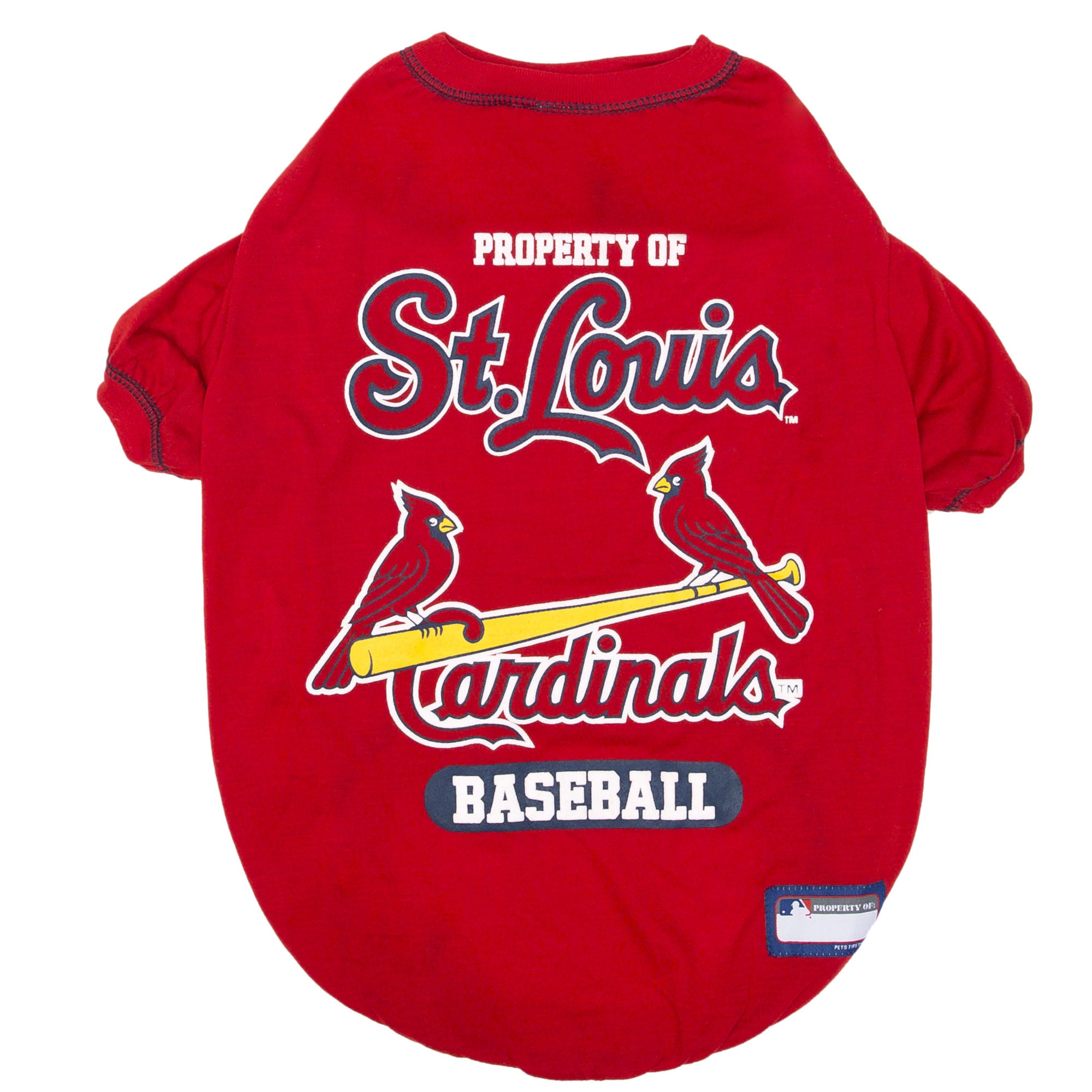 Pets First St. Louis Cardinals T-Shirt, Large, Red
