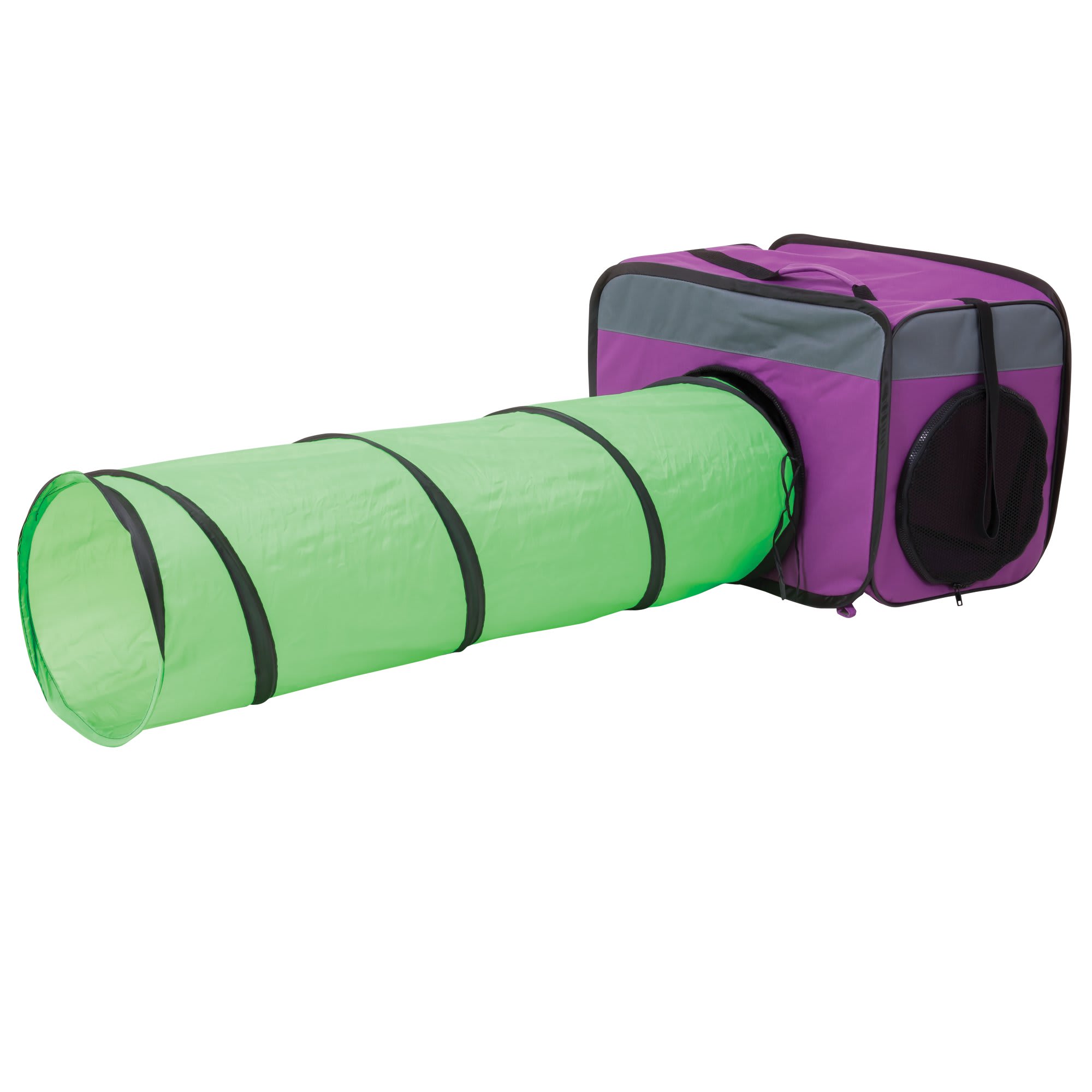 Petmate Jackson Galaxy Base Camp Carrier with Mesh Tunnel 