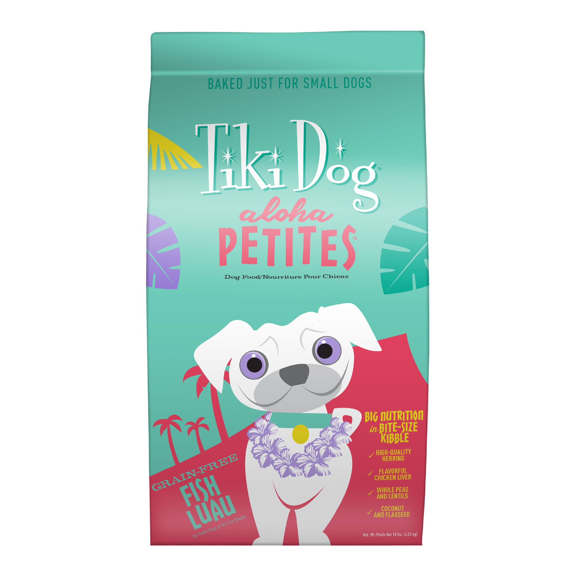 Tiki Dog Aloha Petites Fish Luau Dry 