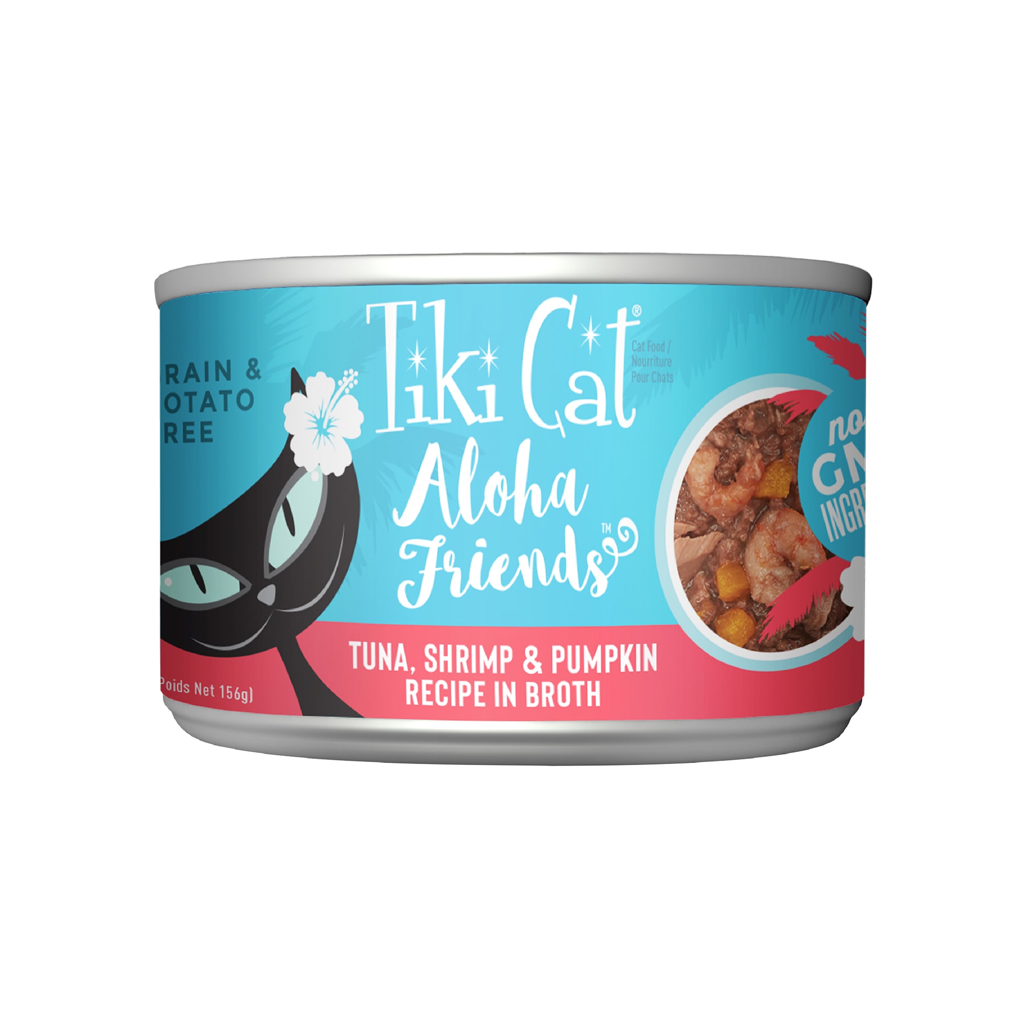 Tiki Cat Aloha Friends Tuna, Shrimp & Pumpkin Wet Cat Food, 5.5 oz