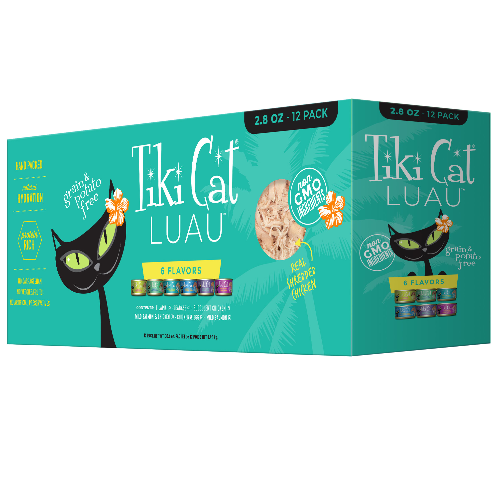 Tiki Cat Luau Variety Pack Wet Cat Food, 2.8 oz., Case of 12 Petco