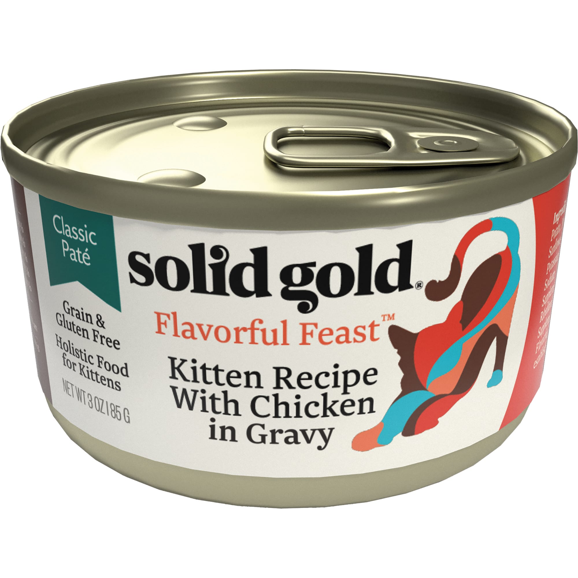 Solid gold clearance kitten food