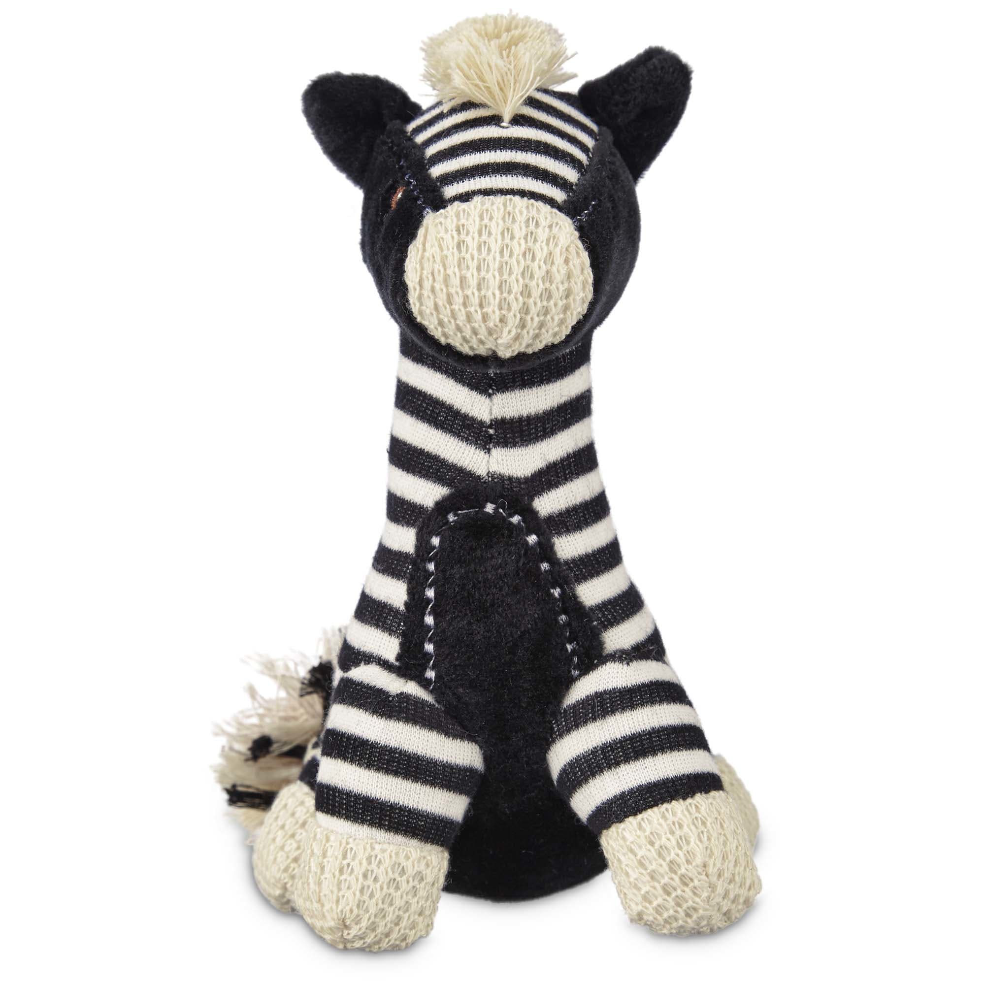 large plush zebra