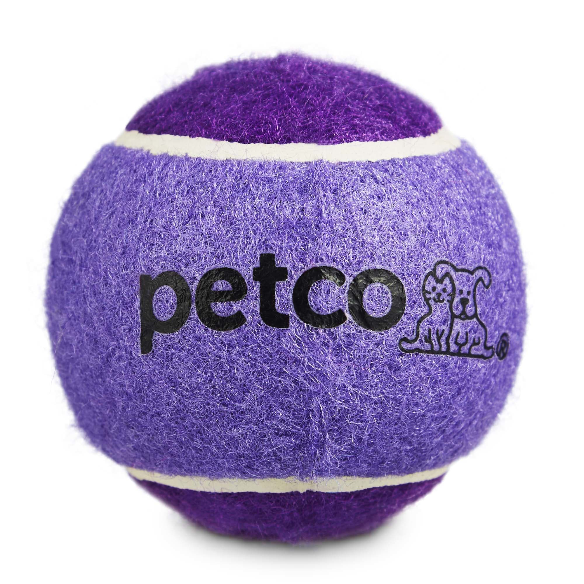 Petco Tennis Ball Dog Toy in Dark Blue 2.5