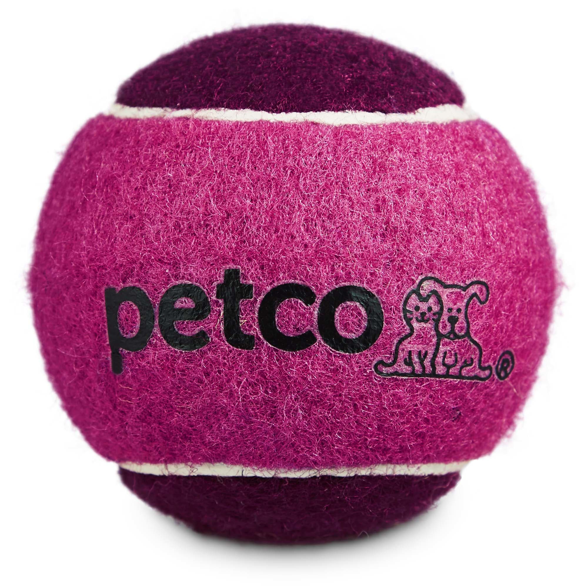 Petco Tennis Ball Dog Toy in Pink, 2.5 