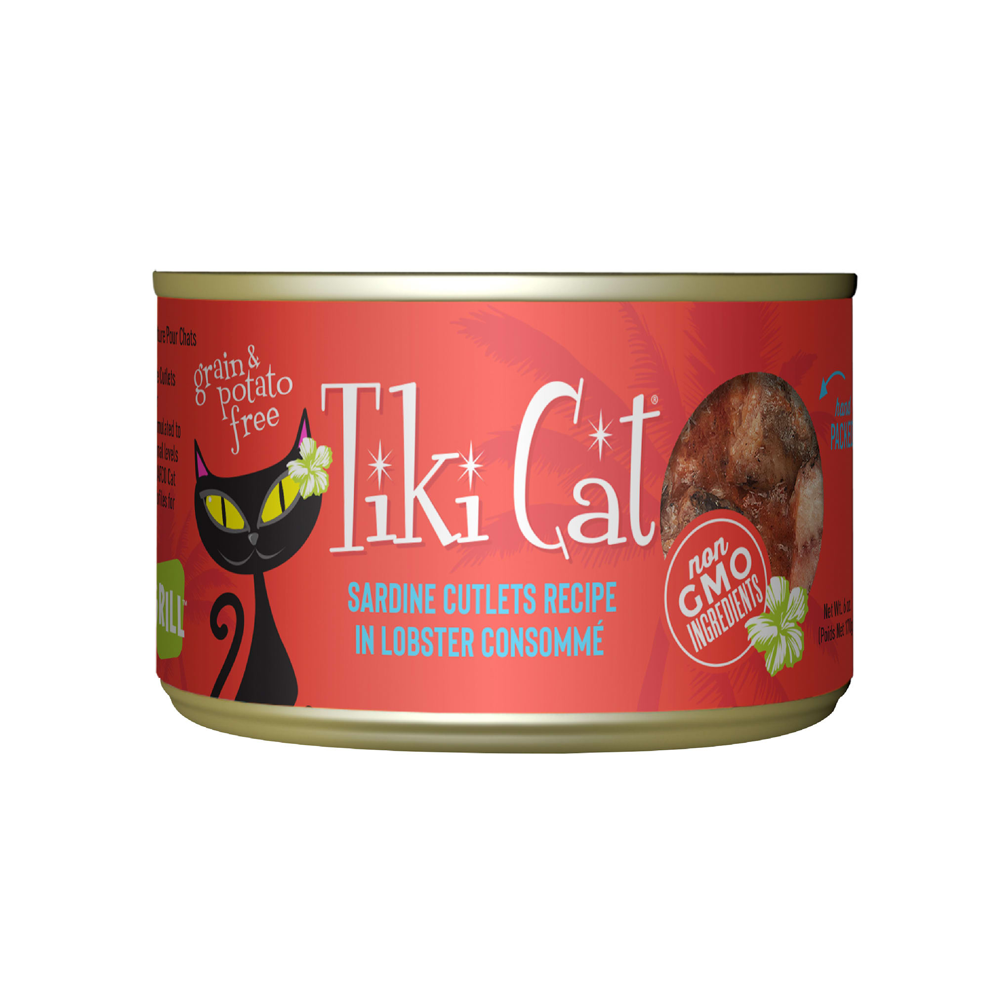 Tiki Cat Bora Bora Grill Sardine Lobster Wet Cat Food 6 oz. Case