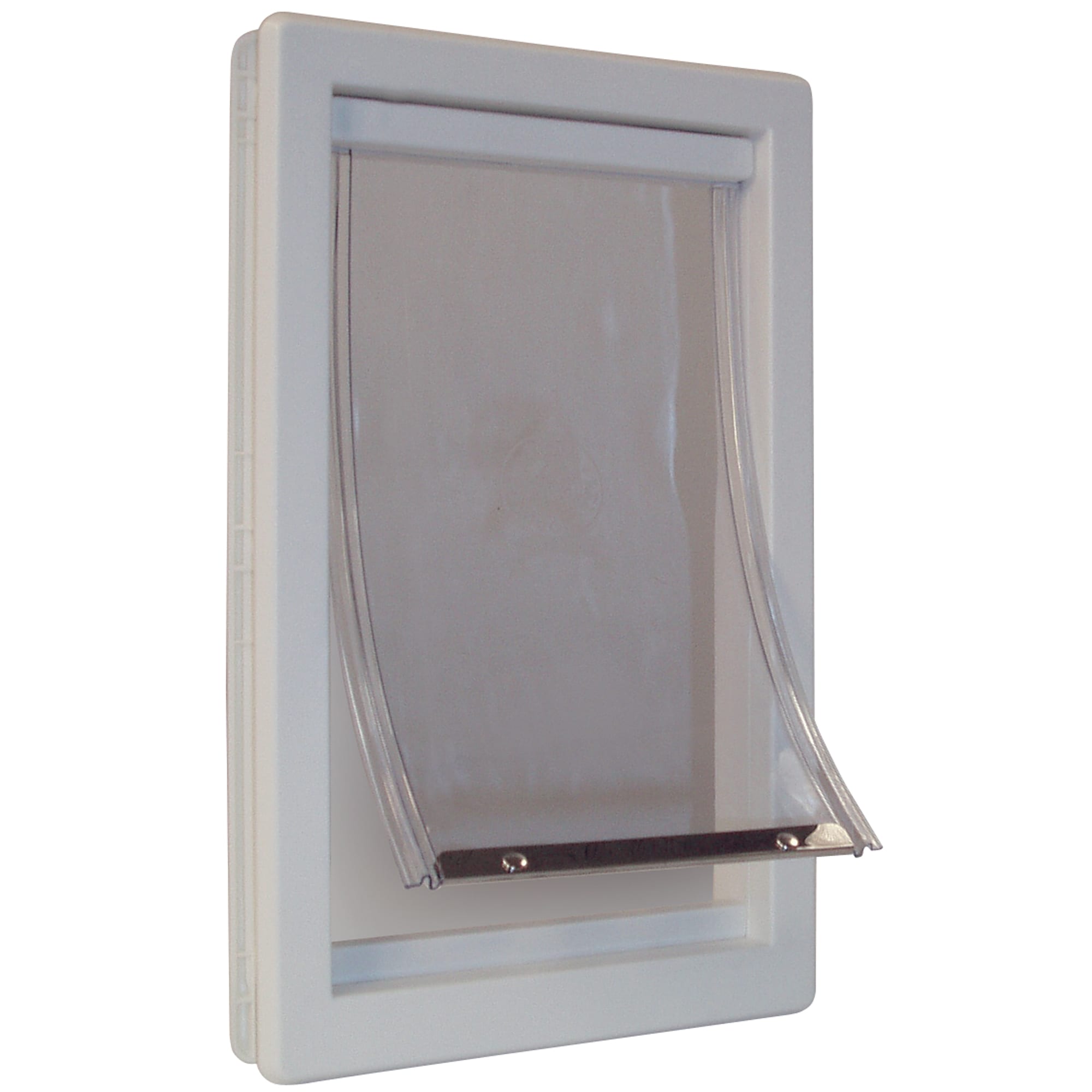 Perfect Pet Plastic Pet Door in White, 7IN x 2.125IN x 10.625IN, Small