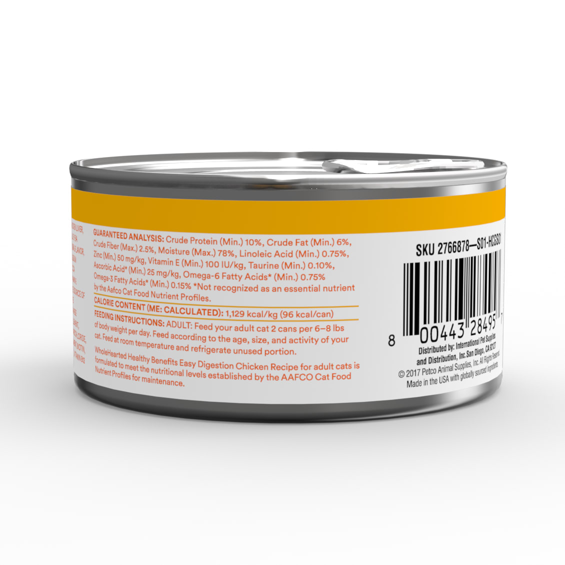 Wholehearted easy shop digestion cat food