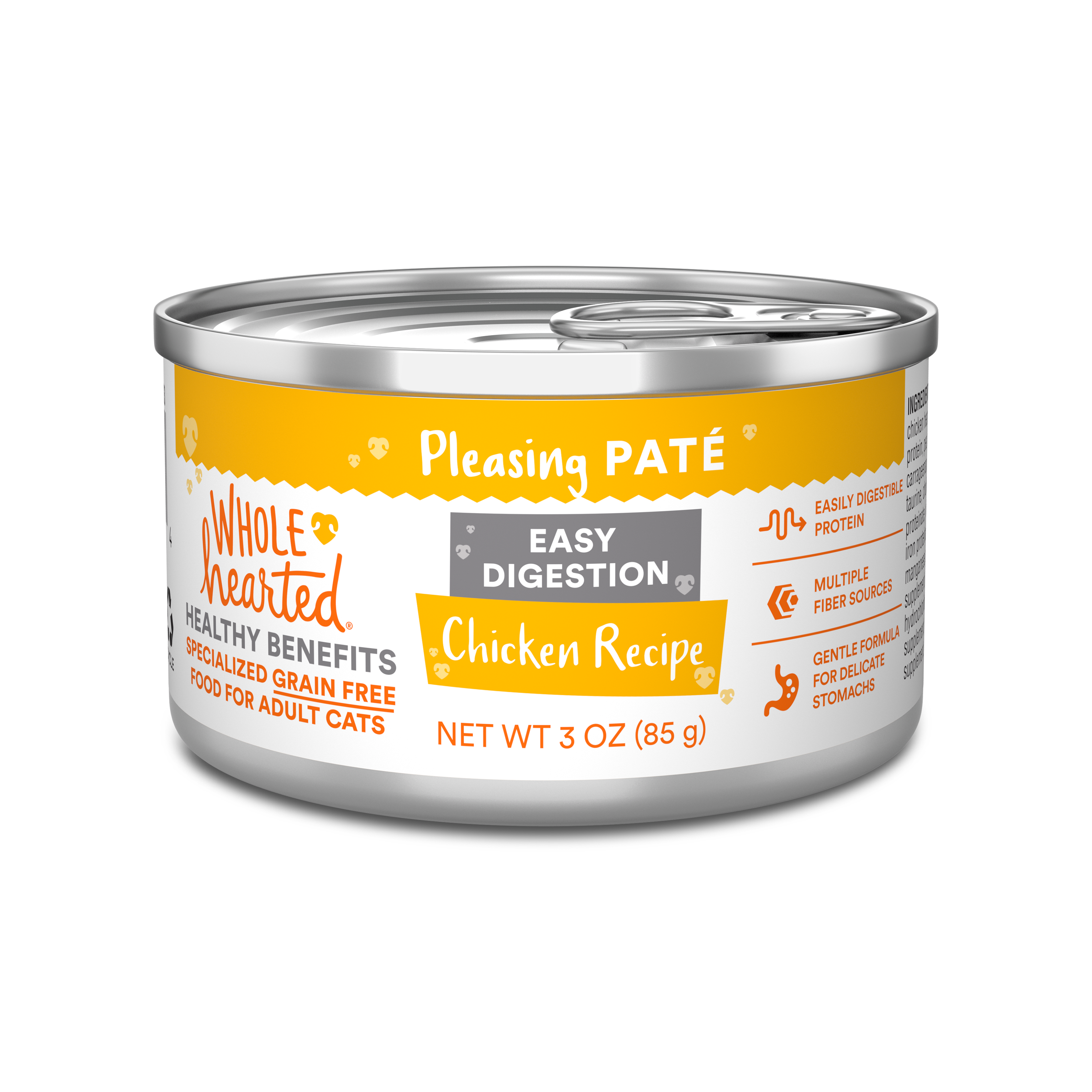 WholeHearted Easy Digestion Chicken Recipe Adult Wet Cat Food, 3 oz