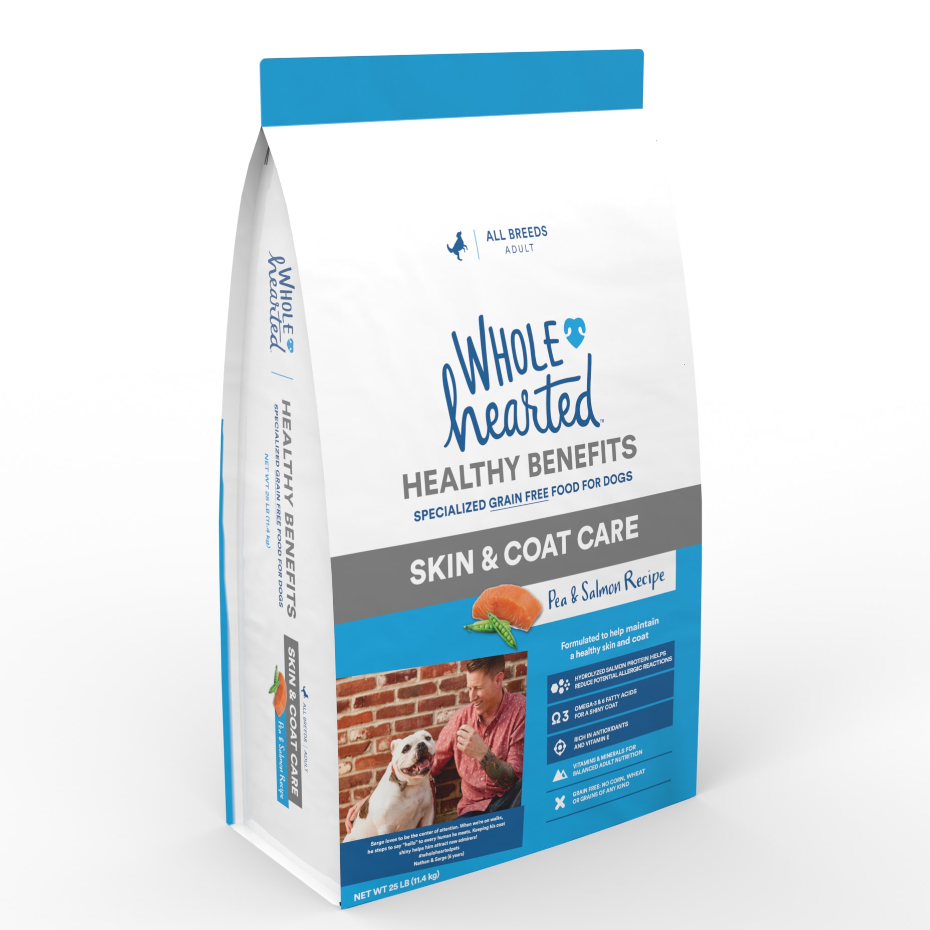 Wholehearted dog food 2024 skin and coat