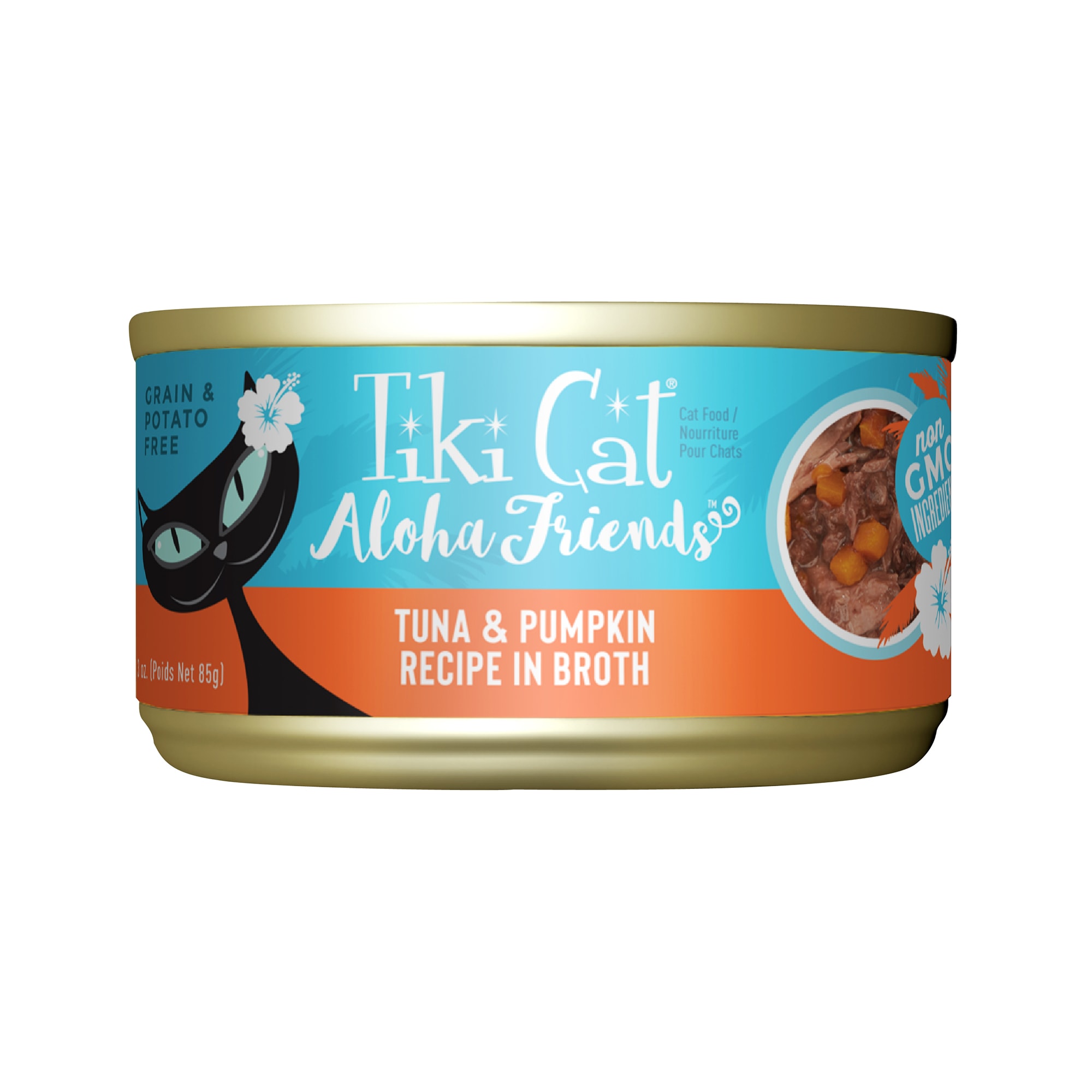 Tiki Cat Aloha Friends Tuna Pumpkin Wet Cat Food 3 oz. Petco