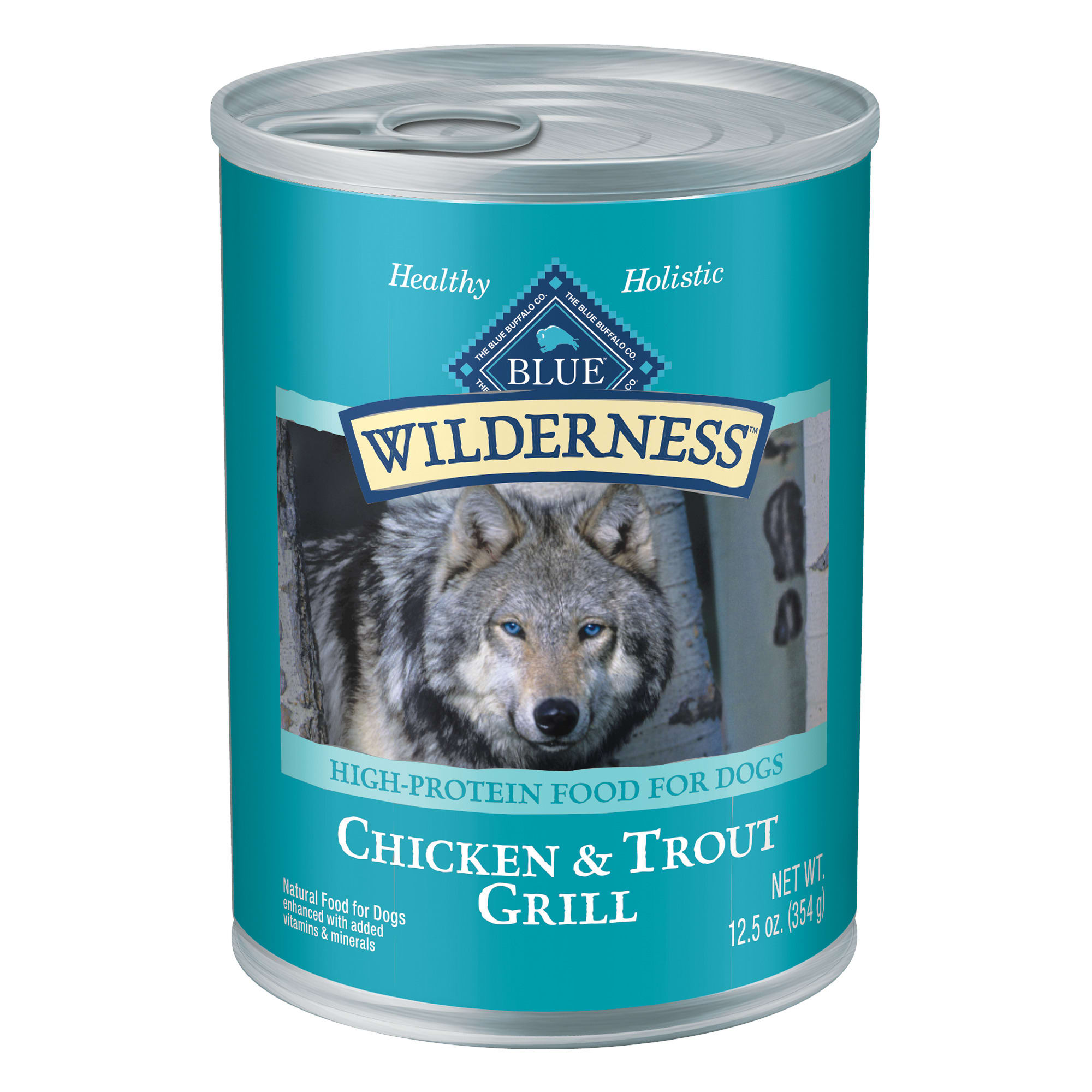 Blue Buffalo BLUE Wilderness Trout & Chicken Grill Wet Dog Food, 12.5