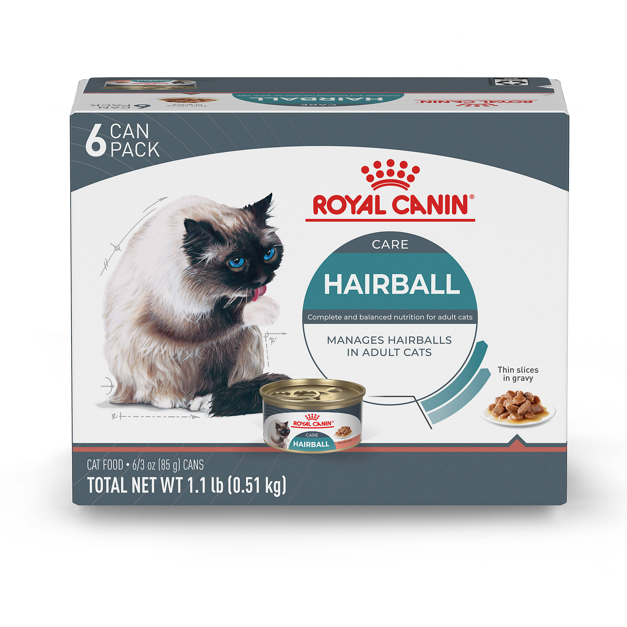 Royal Canin Hairball Care Thin Slices in Gravy Wet Cat Food Multipack