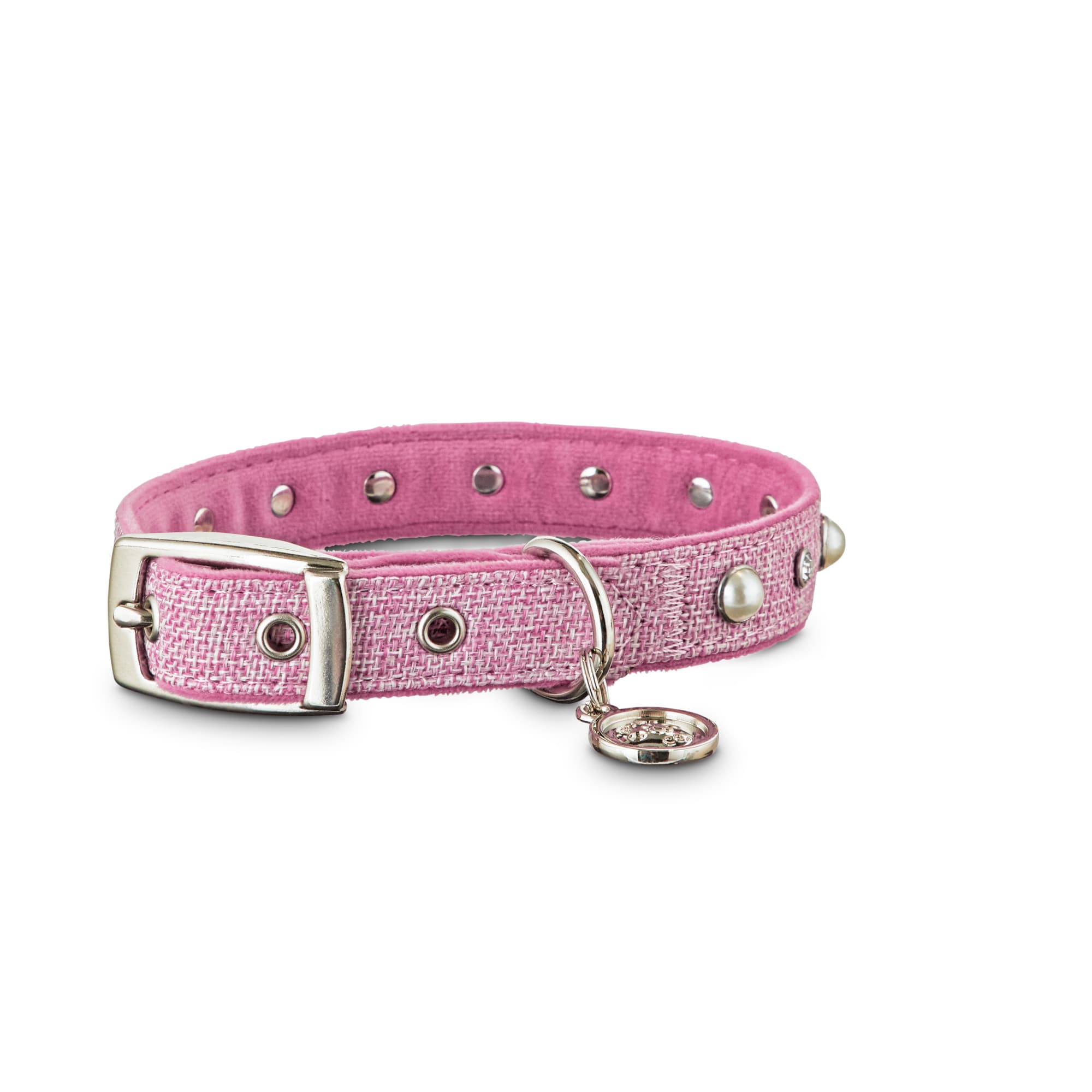 Pink dog hot sale collars uk