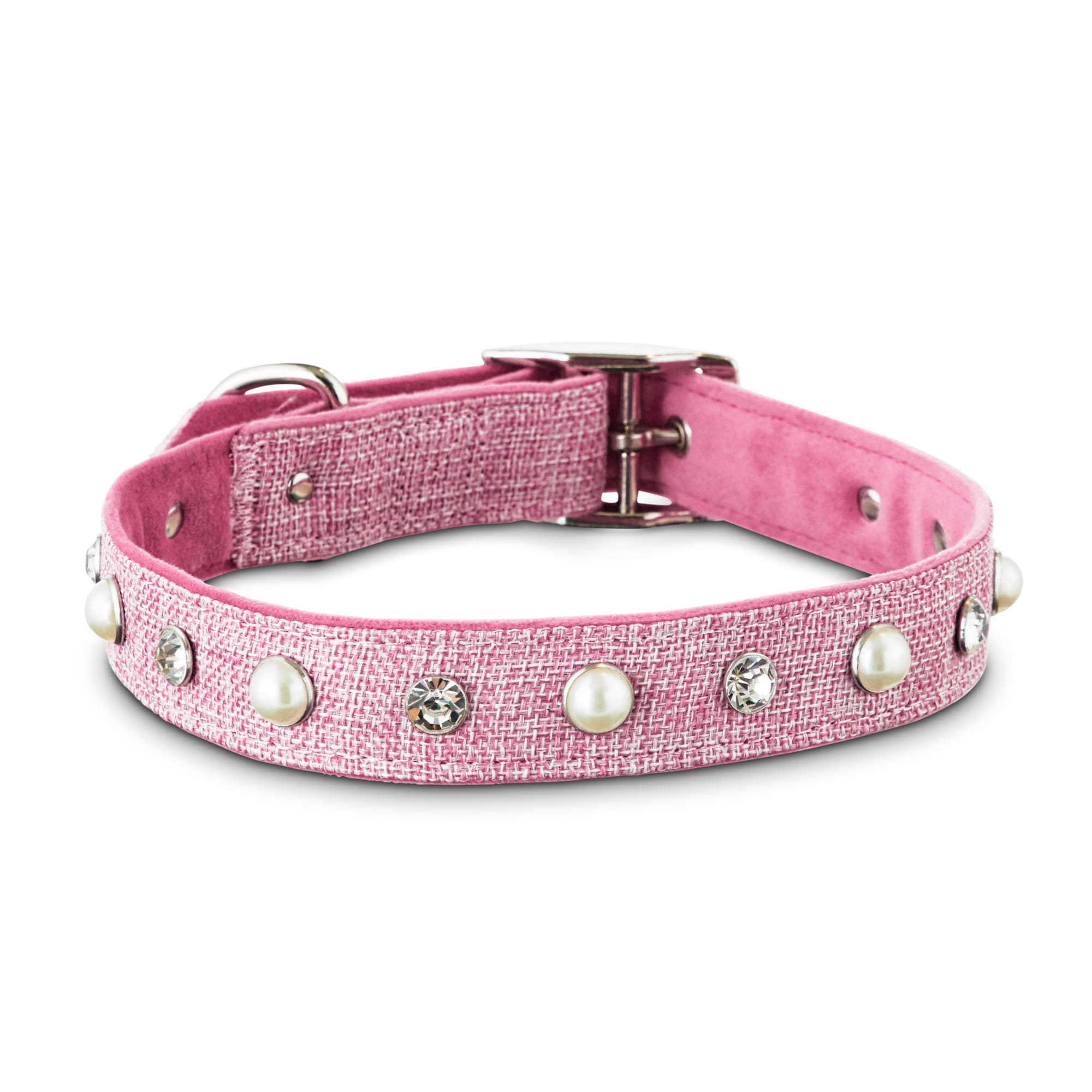 LIGHT PINK Chanel Classic Designer Pet Collar – Custom Design Dog