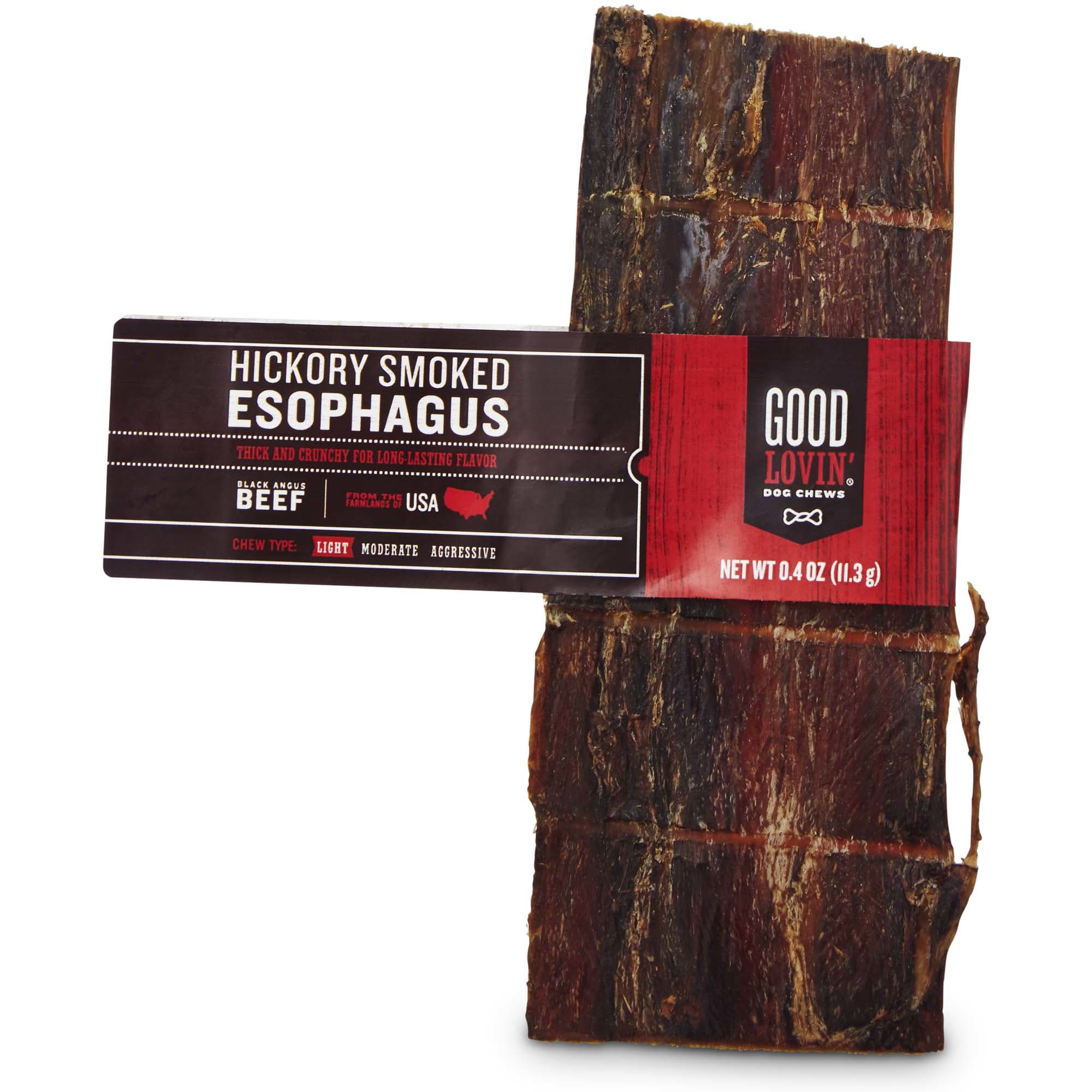 Good Lovin Hickory Smoked Esophagus Dog Chew, 6-inch, .4 OZ