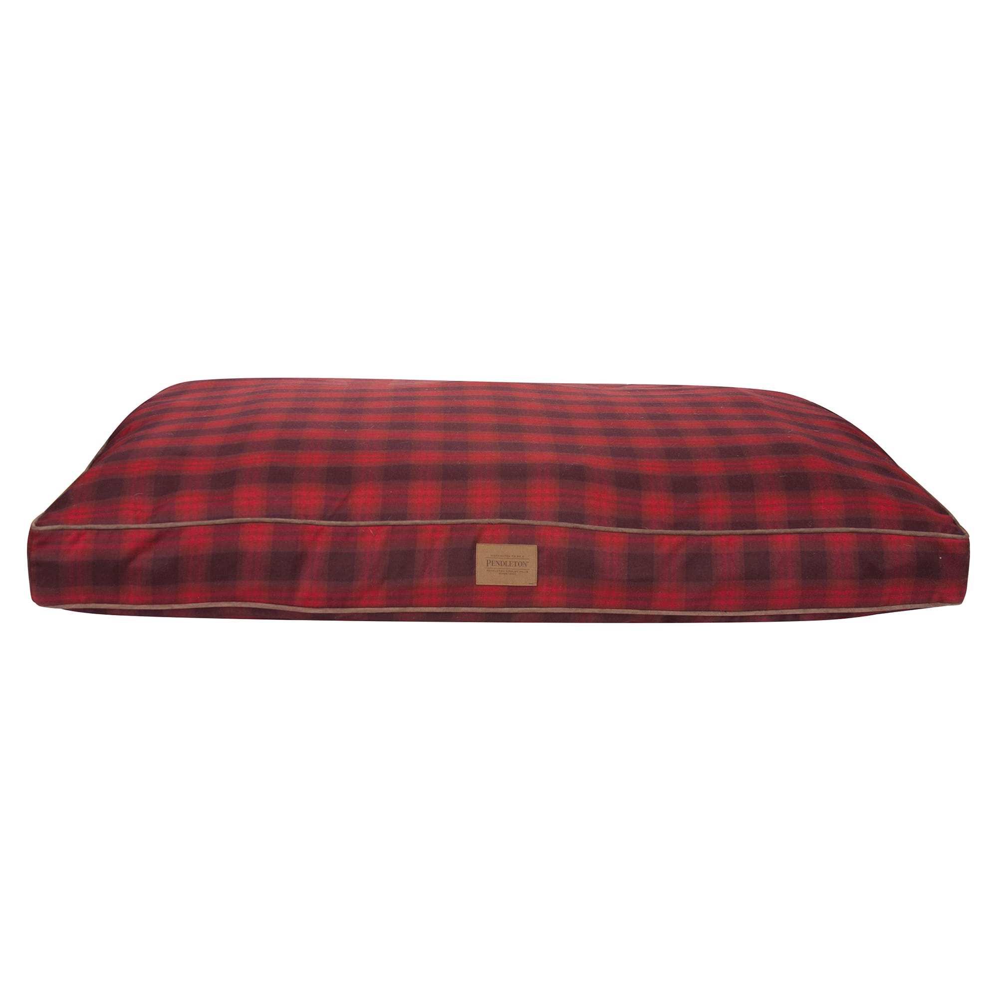 Pendleton Plaid Pet Bed in Red Ombre, 48