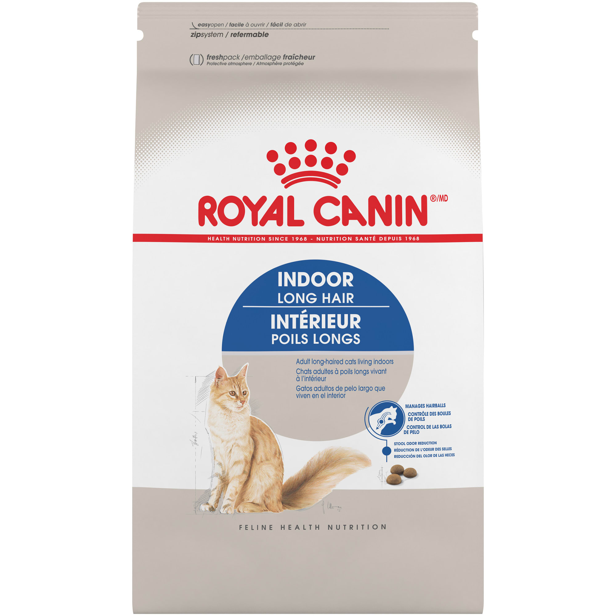 Royal Canin Indoor Long Hair Adult Dry Cat Food 6 lbs. Petco