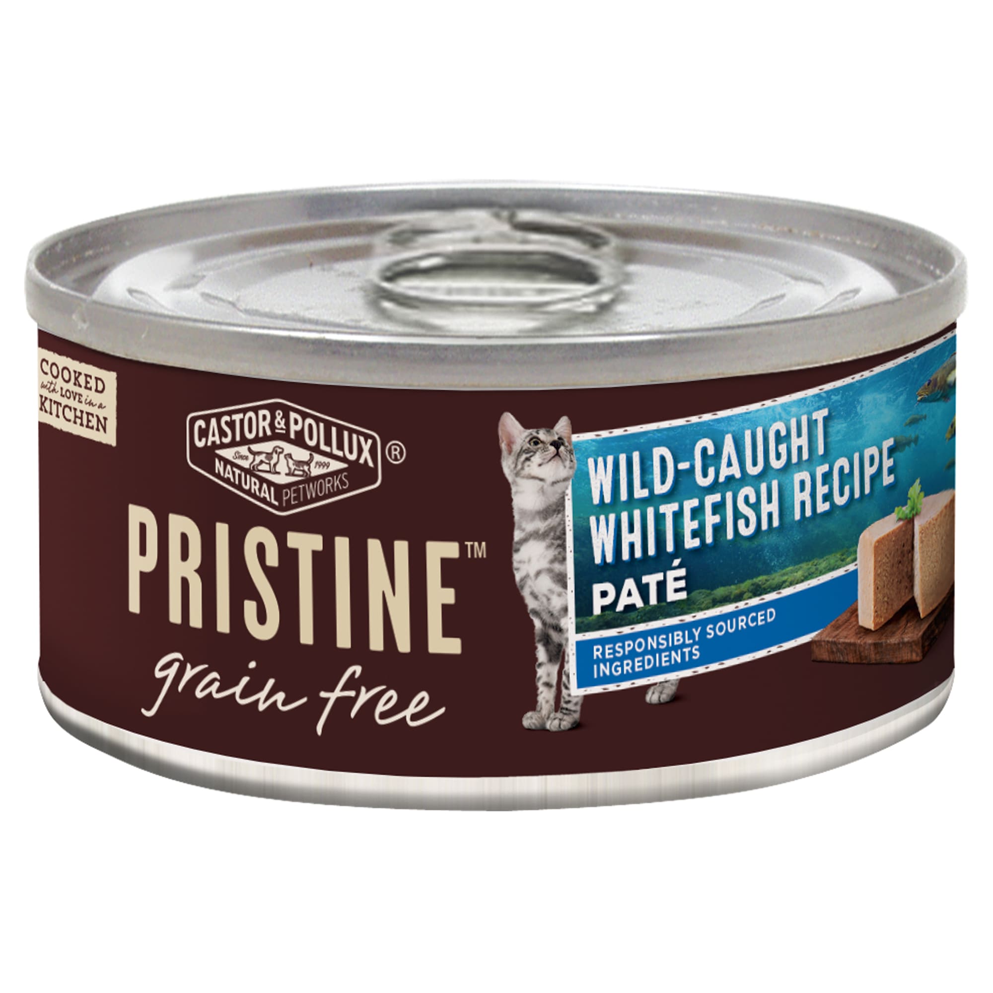 Castor Pollux Pristine Grain Free Wild Caught Whitefish Pate