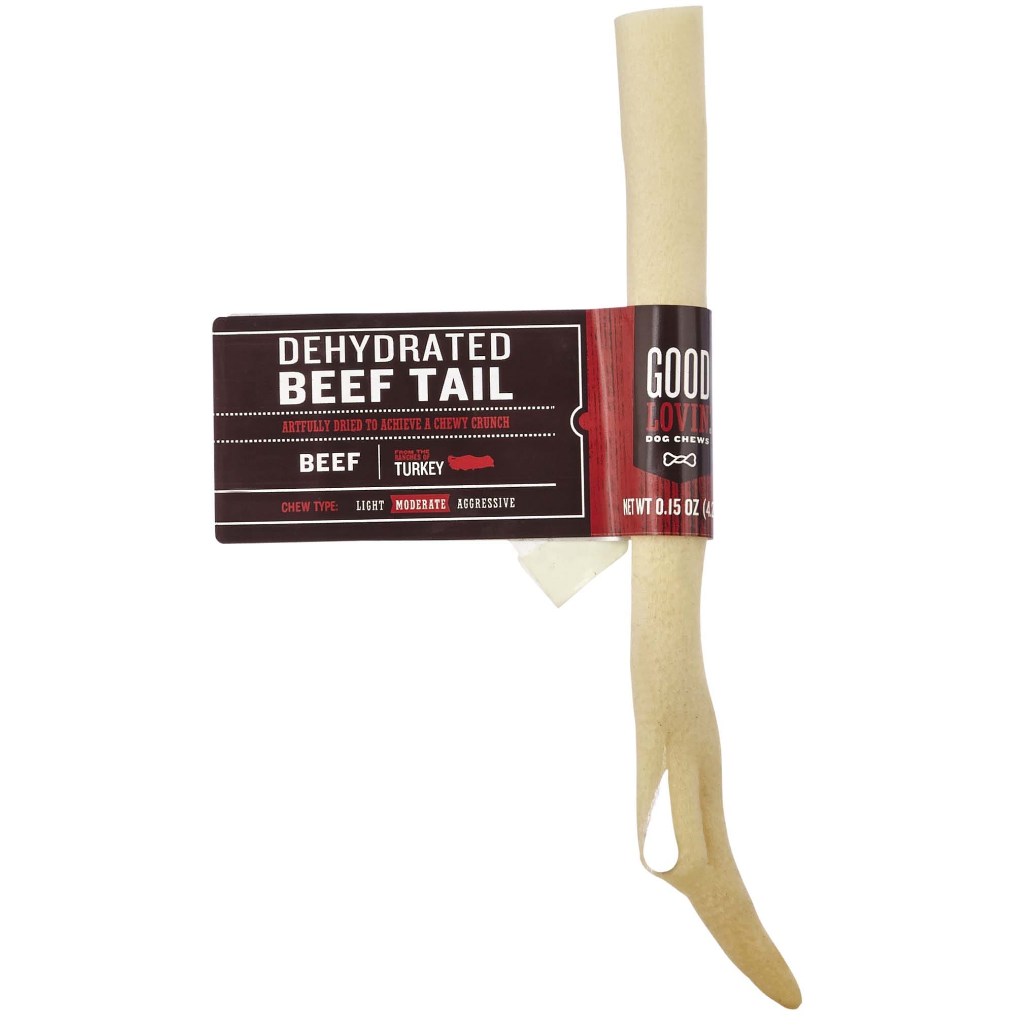 Good Lovin Dehydrated Beef Tail Dog Chew, Pack of 1, .15 OZ