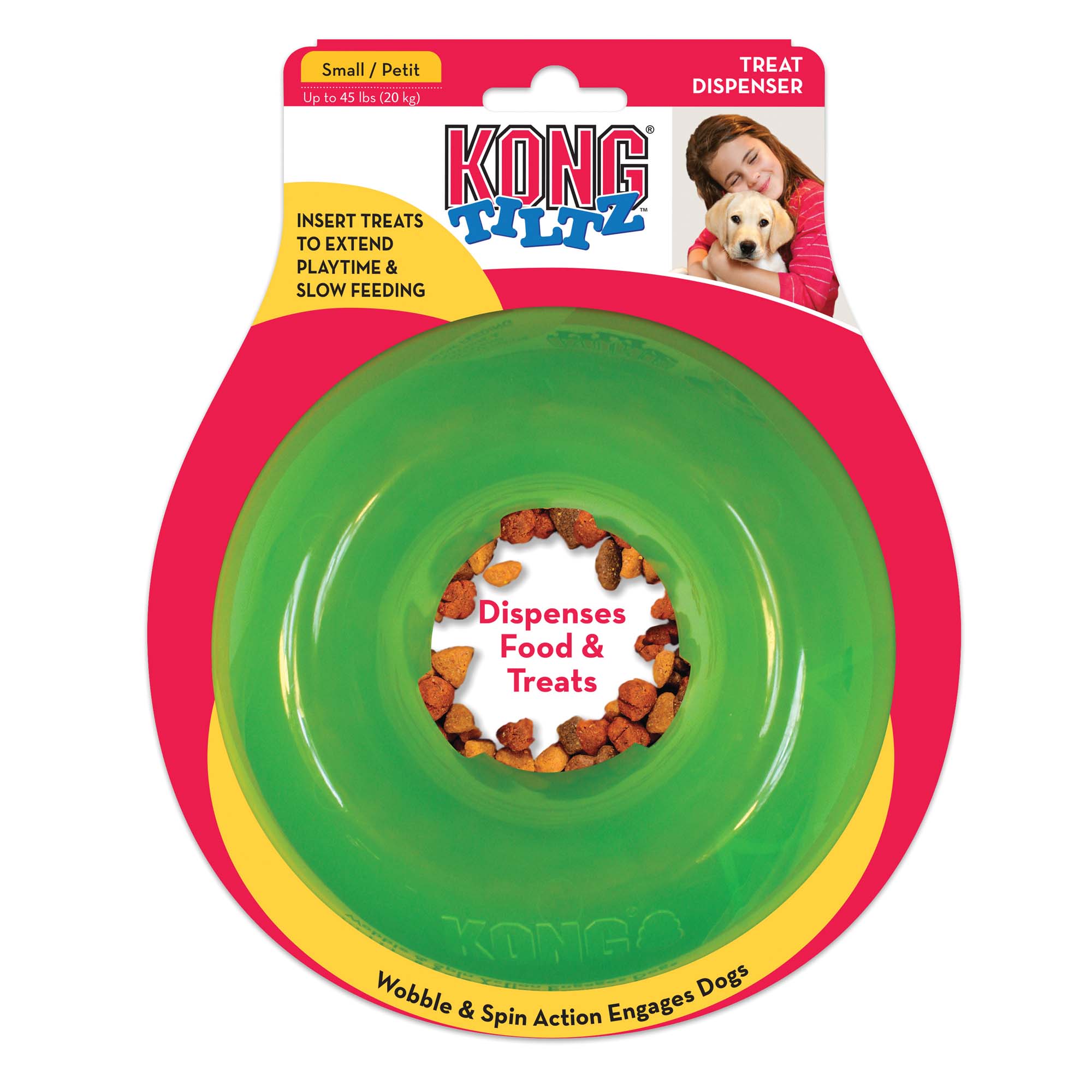 KONG Flipz Treat Dispensing Dog Toy Small only $13.84