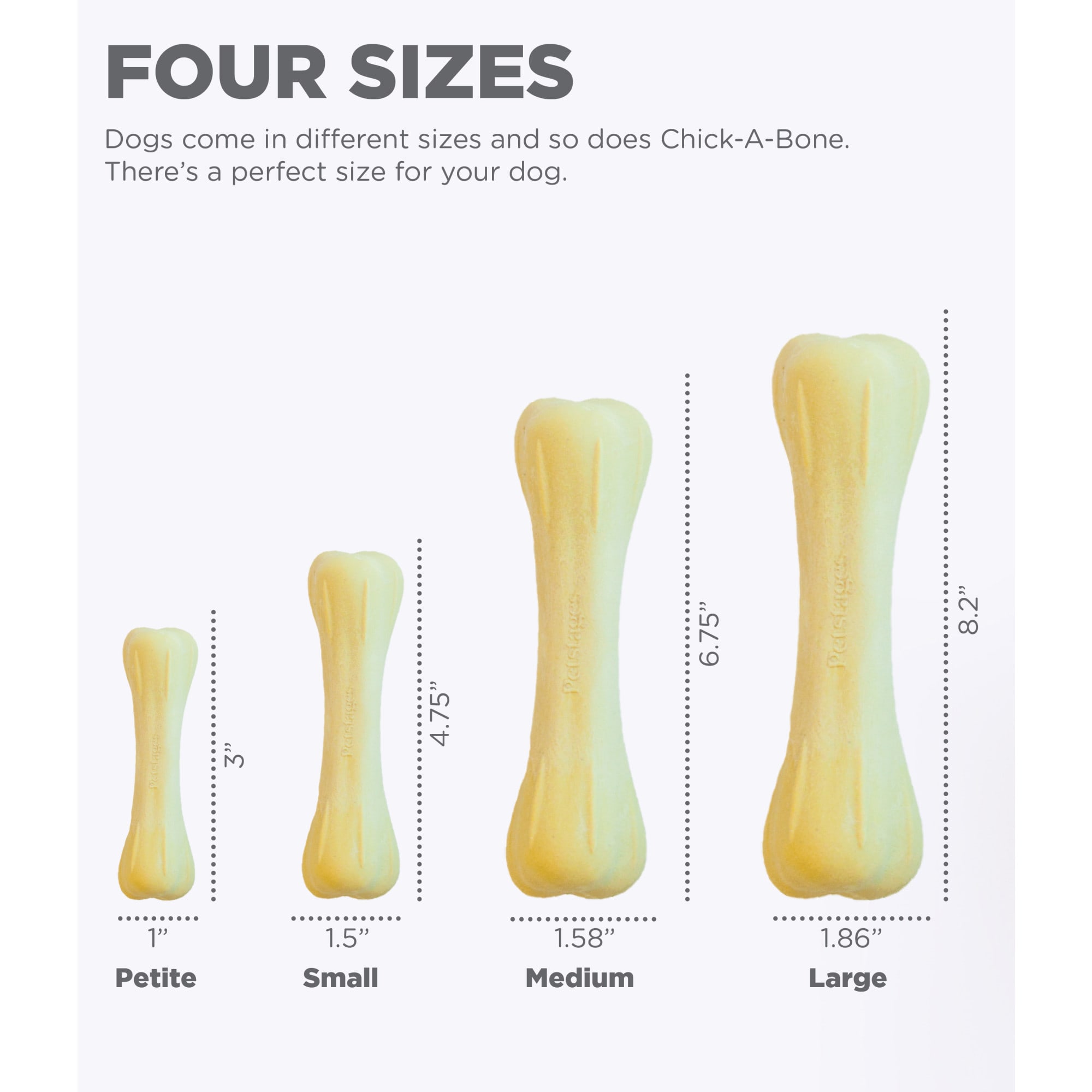 Petstages Chick-A-Bone Dog Toy, Small | Petco