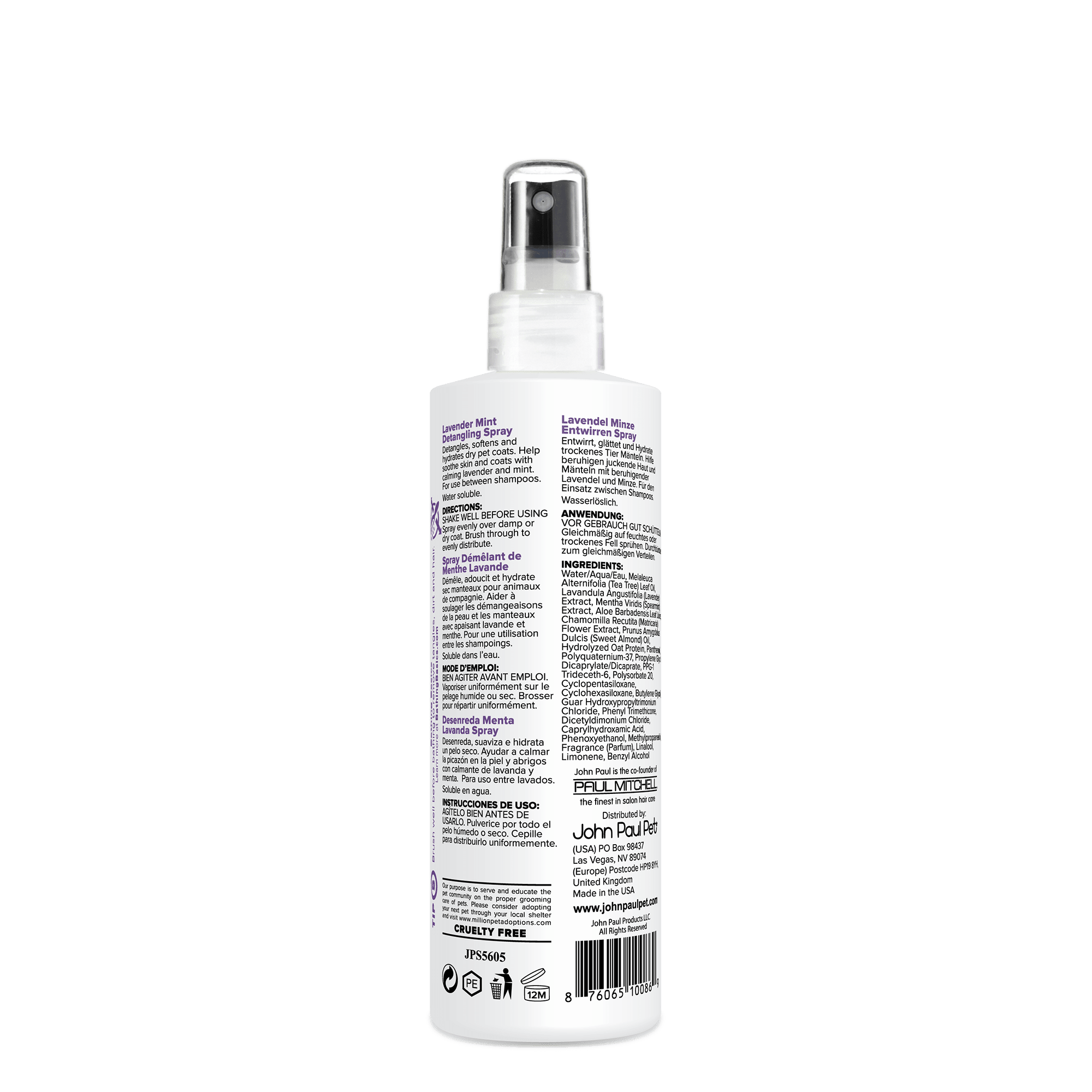 John paul pet outlet detangling spray