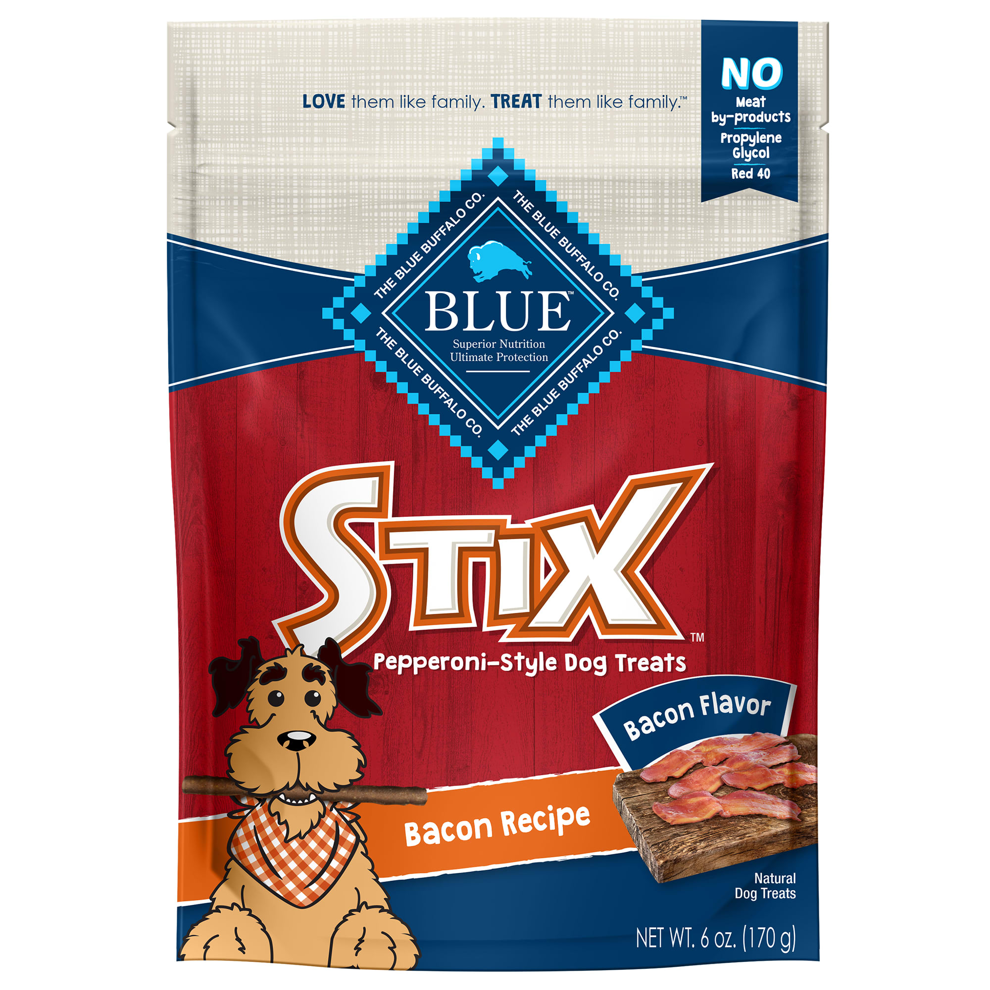 UPC 840243122790 product image for Blue Buffalo Blue Stix Bacon Dog Treats, 6 oz. | upcitemdb.com