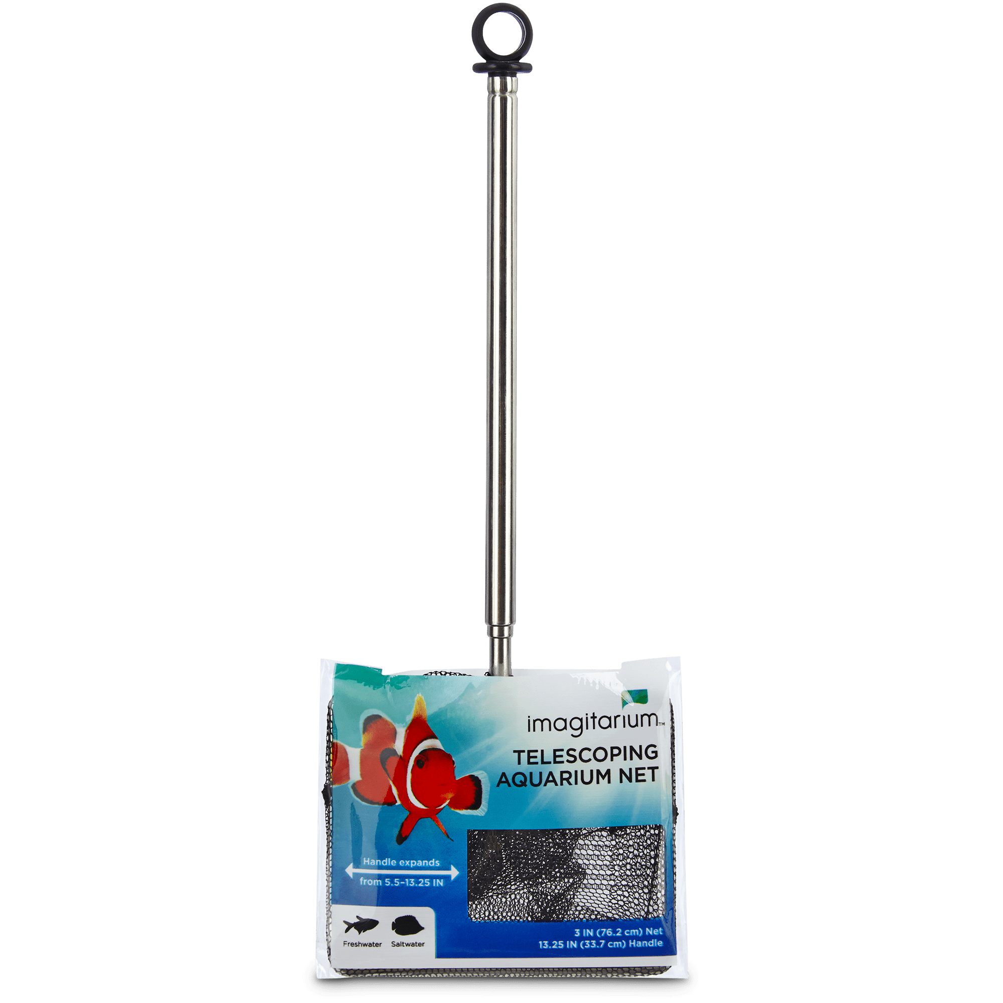 Imagitarium Adjustable Handle Fish Net for Aquariums