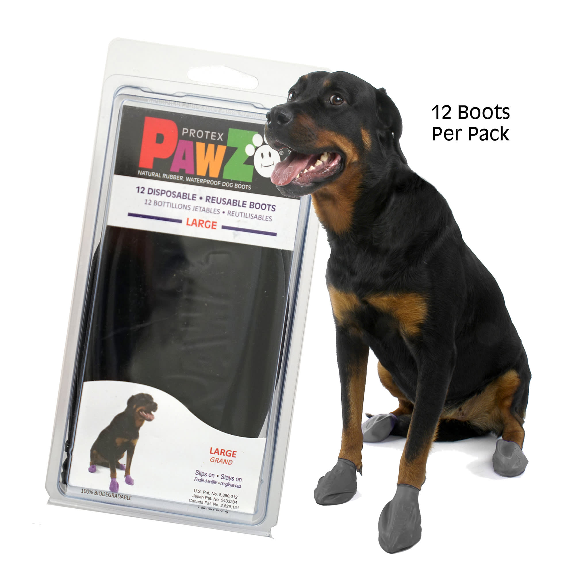 Rubber deals dog boots