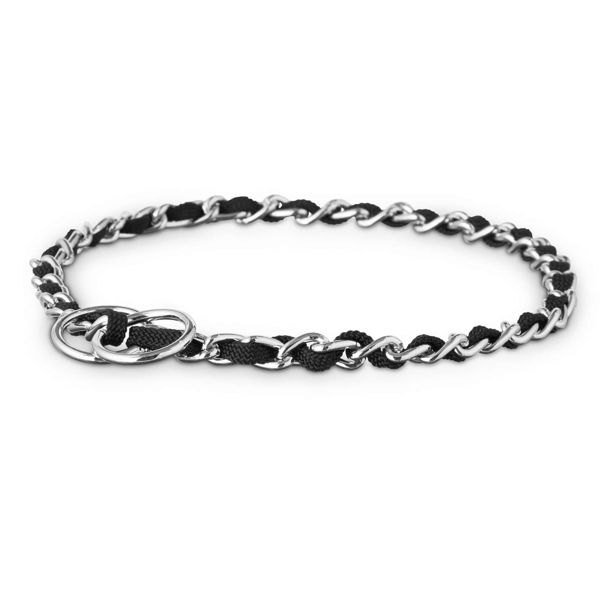 Black chain hot sale dog collar