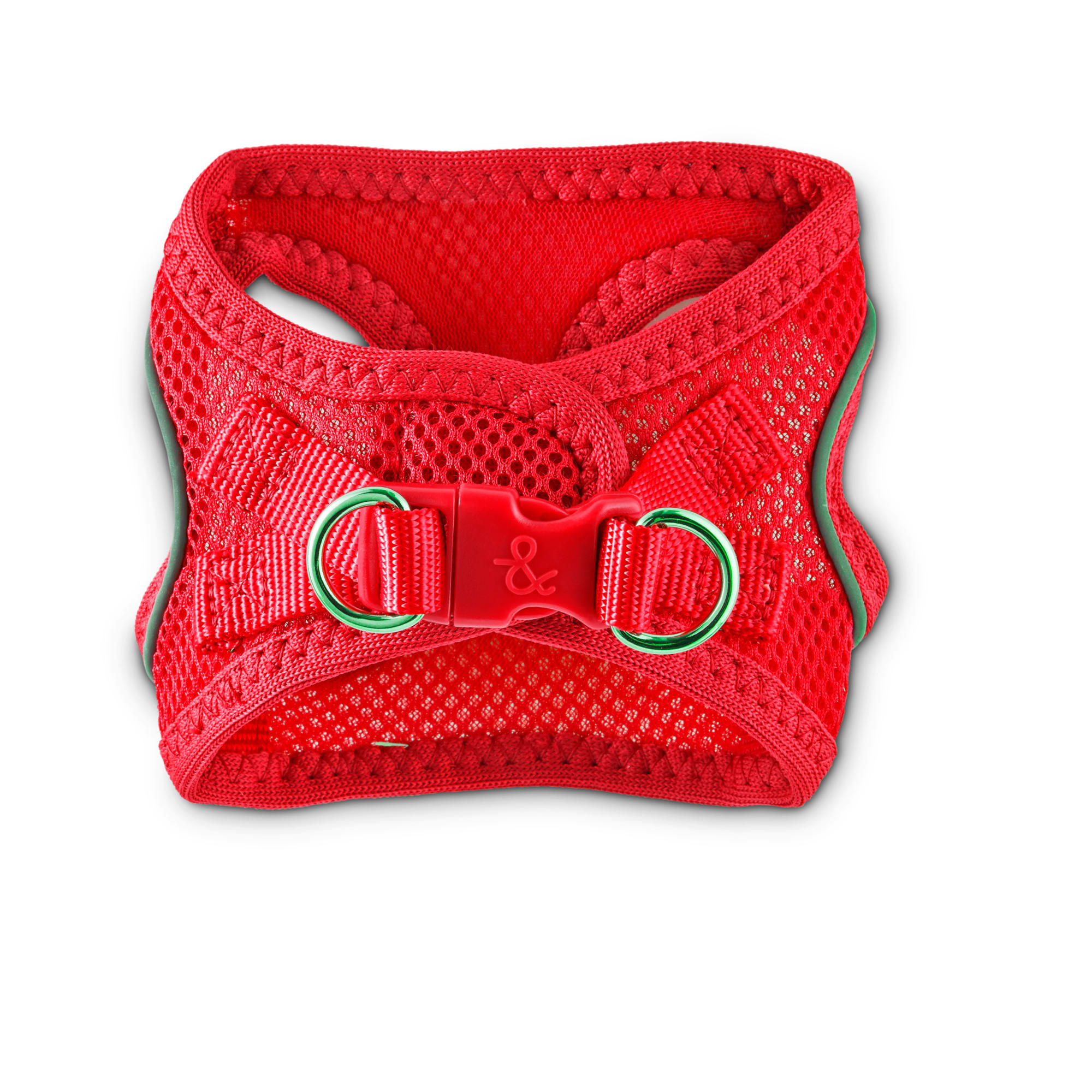 Bond \u0026 Co. Reflective Red Mesh Dog 