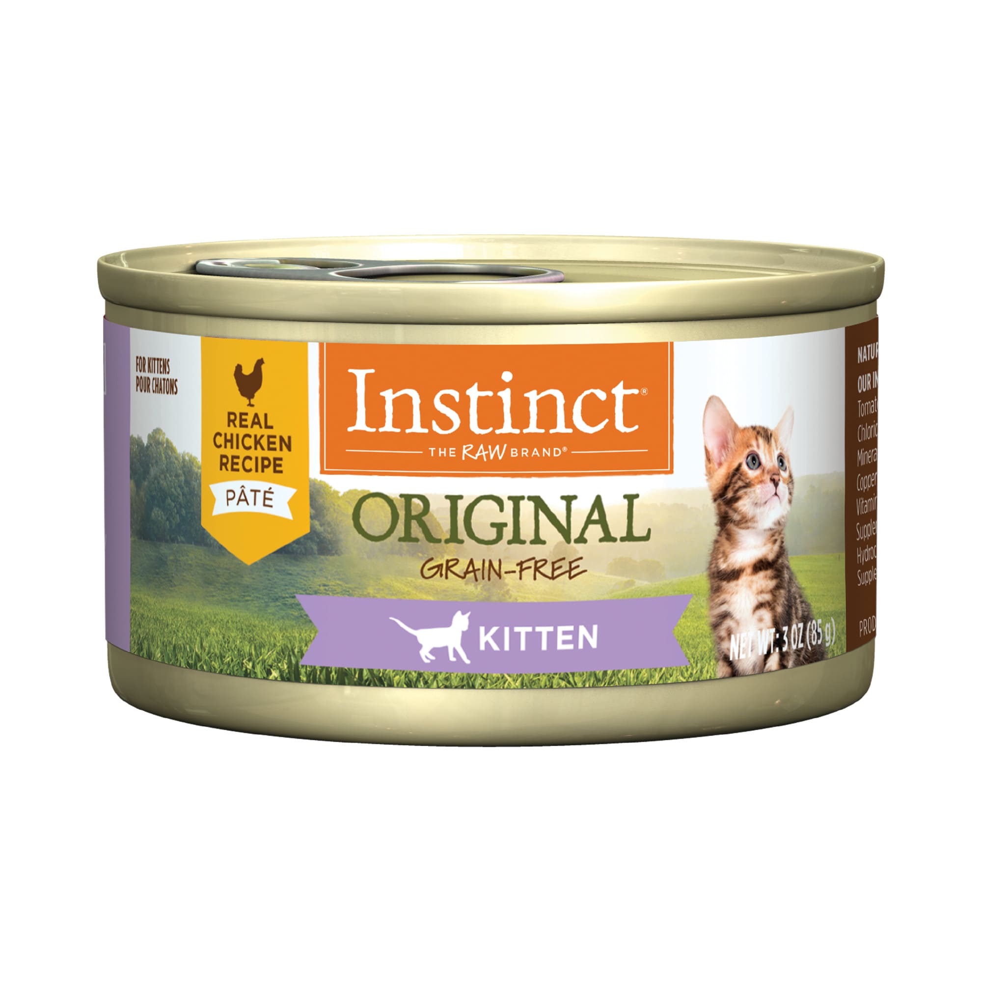 Instinct Kitten Chicken Recipe Grain Free Wet Food 5.5 oz 12 Pack