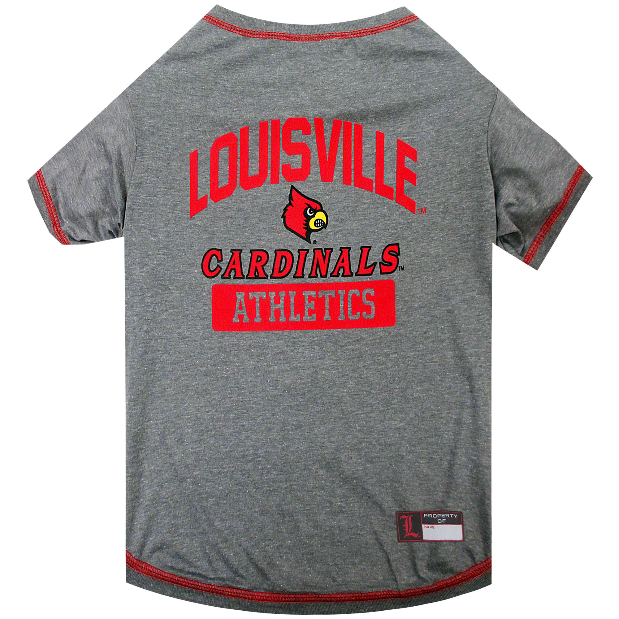 Pets First NCAA ACC TShirt for Dogs, Small, Louisville Petco