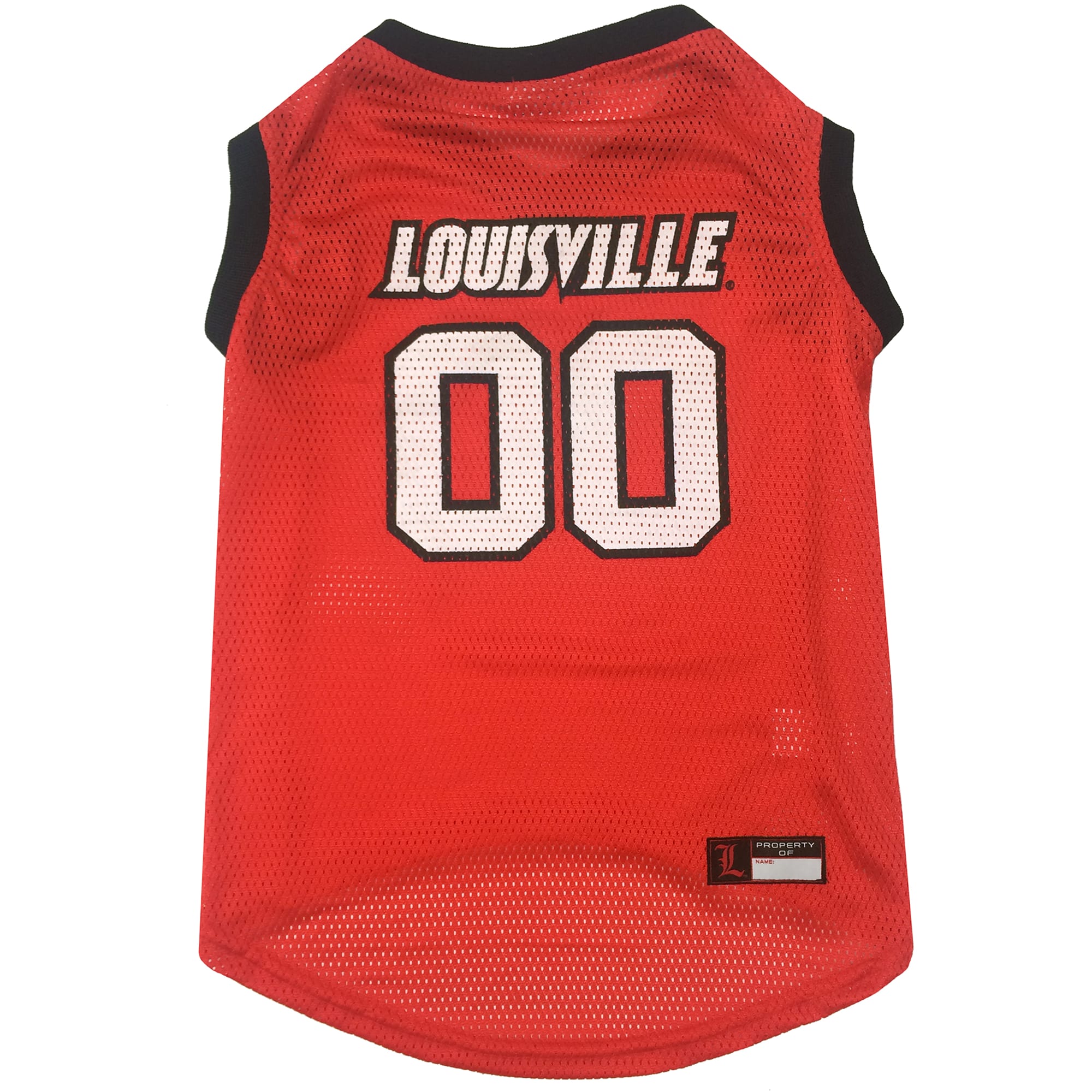 Pets First NCAA Mesh Basketball Jersey for Dogs, X-Small, Louisville  Cardinals