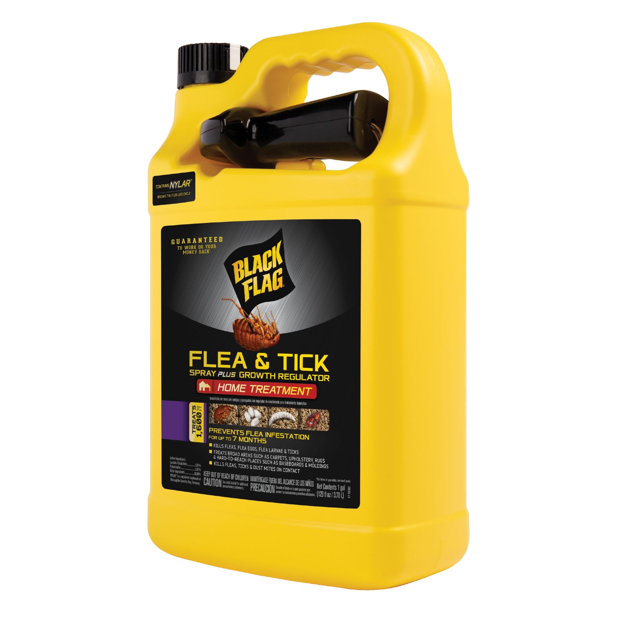 Black flag flea and shop tick spray home treatment