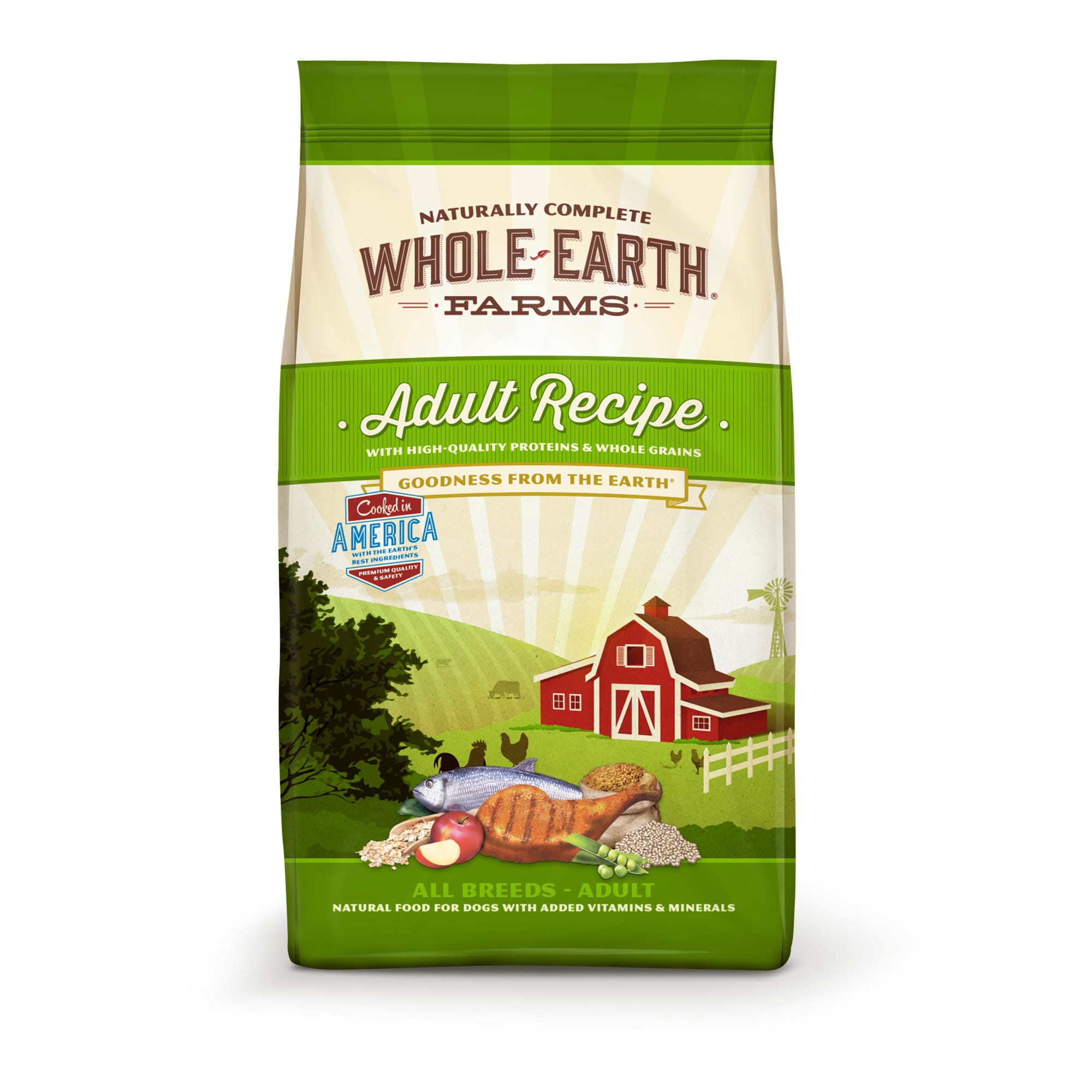 UPC 022808855163 product image for Whole Earth Farms Natural Adult Recipe Dry Dog Food | upcitemdb.com