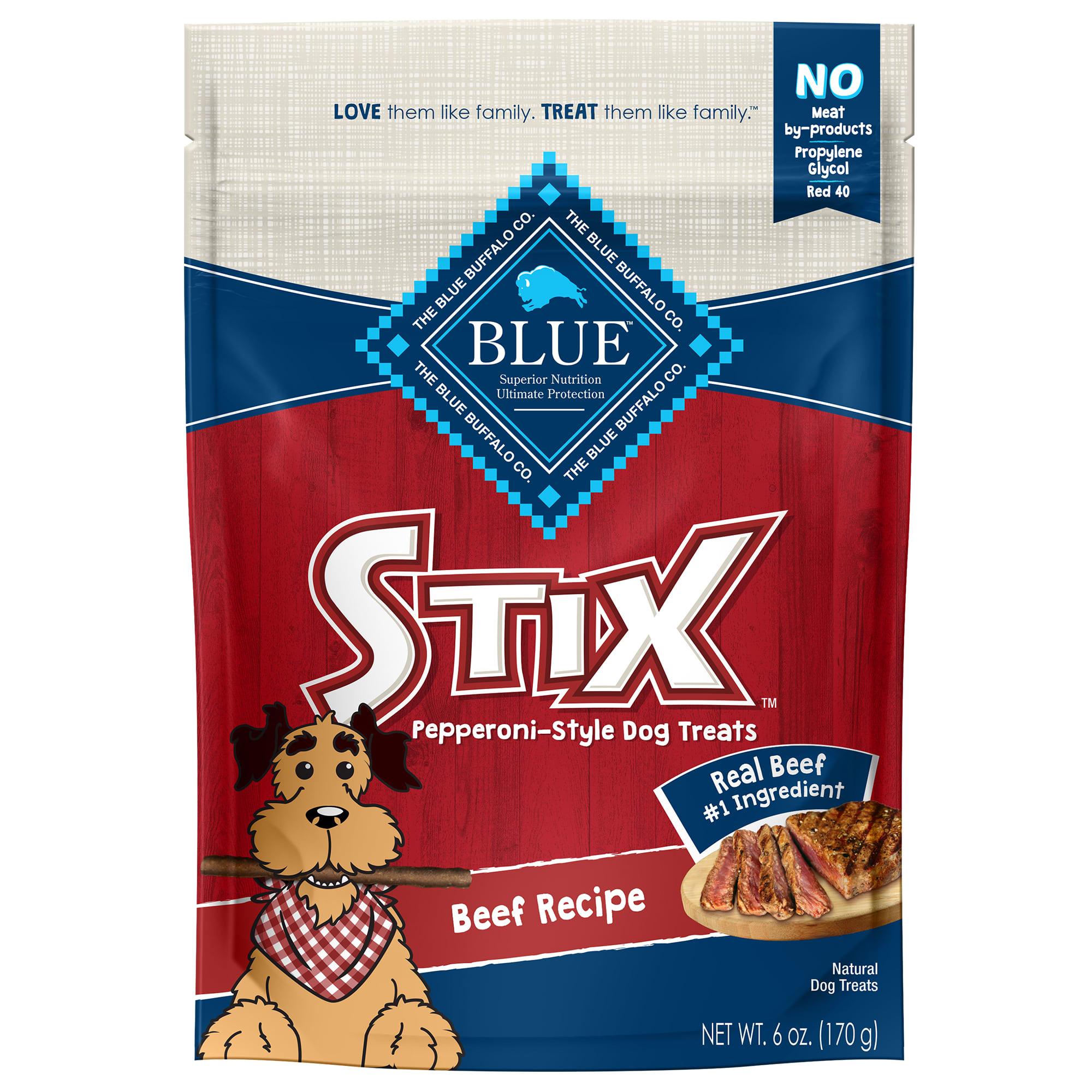Blue Buffalo Blue Stix Beef Recipe Natural Soft Moist Dog Treats 5 Oz Petco